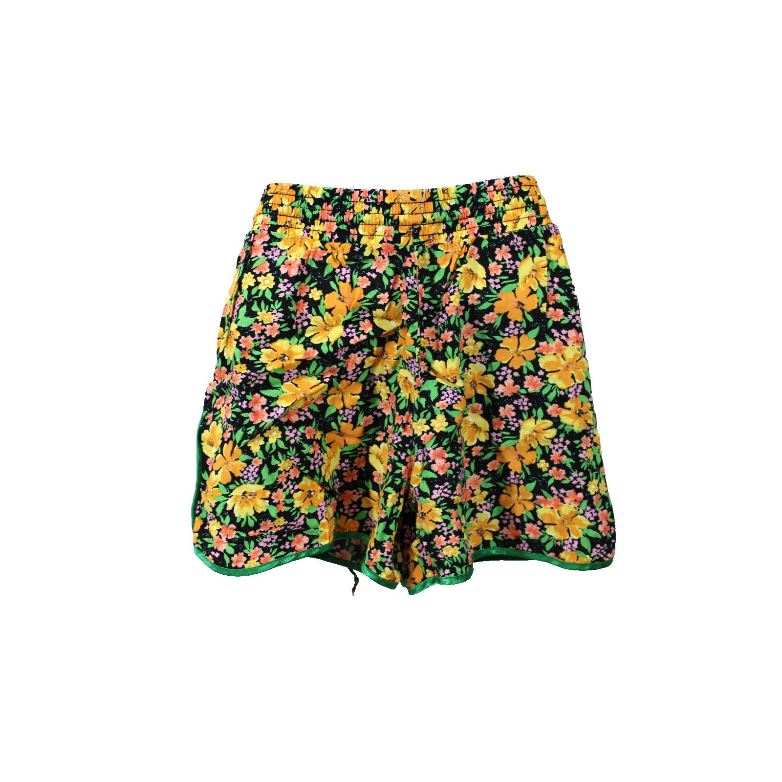 Maje MAJE Ikael Piped Floral Shorts Satin Piping Pockets 36 Small Size 25" / US 0 / IT 36 - 4 Thumbnail