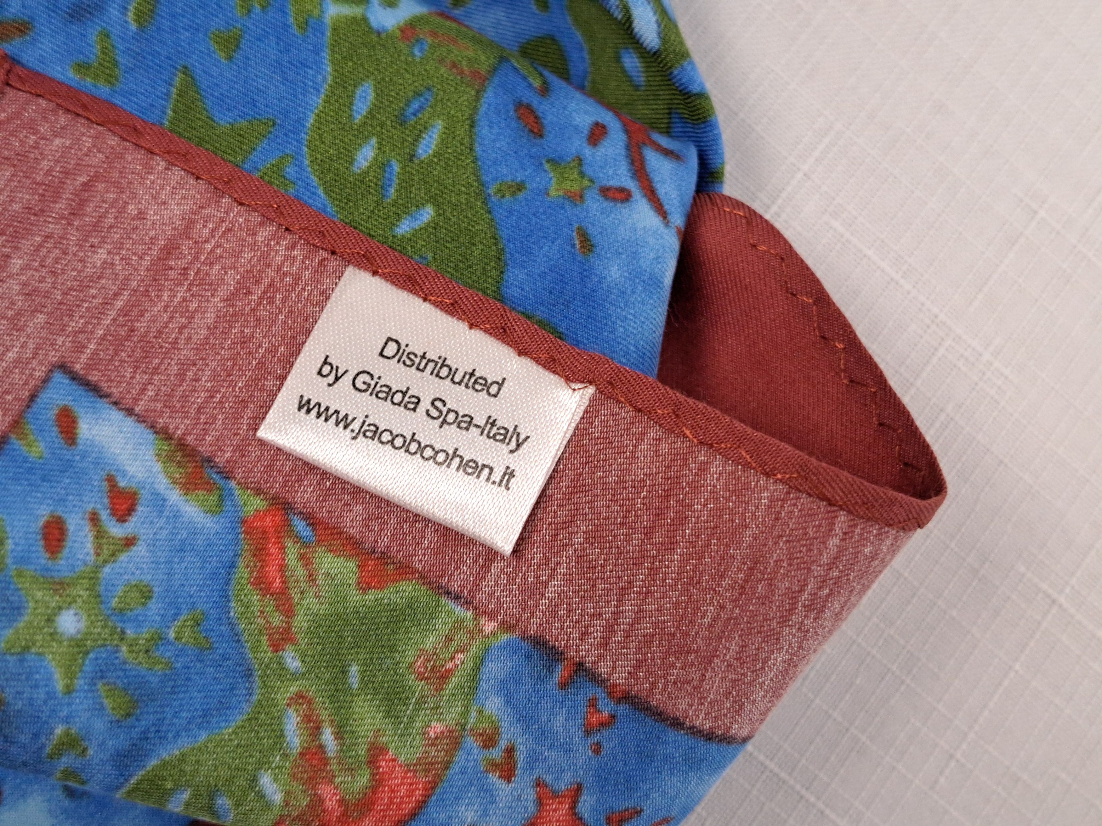 Jacob Cohen JACOB COHEN Bandana Handkerchief Headband Pocket Square. Size ONE SIZE - 7 Thumbnail