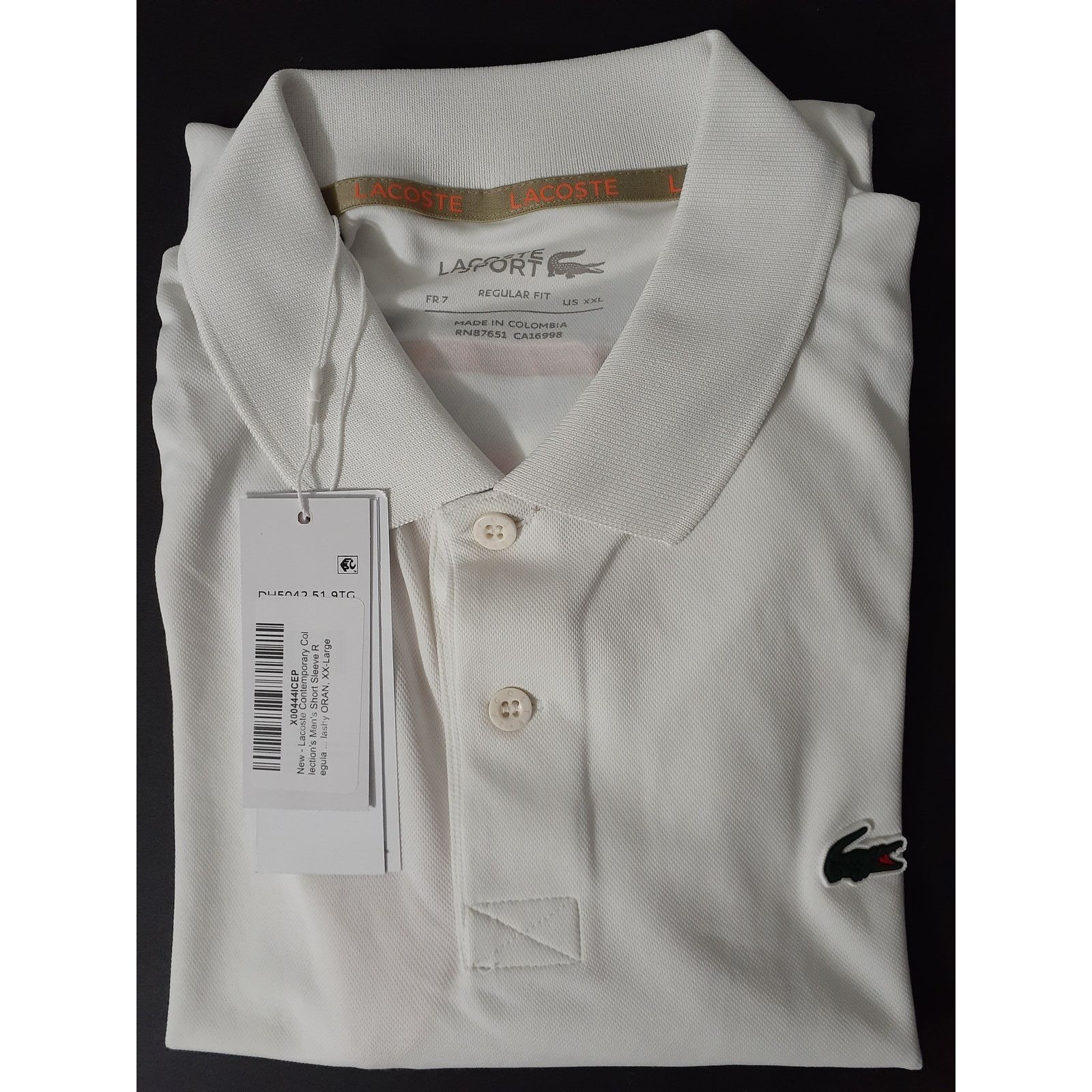 Lacoste Lacoste Men's Short Sleeve Regular Polo Colorblocking 2XL Size US XXL / EU 58 / 5 - 2 Thumbnail
