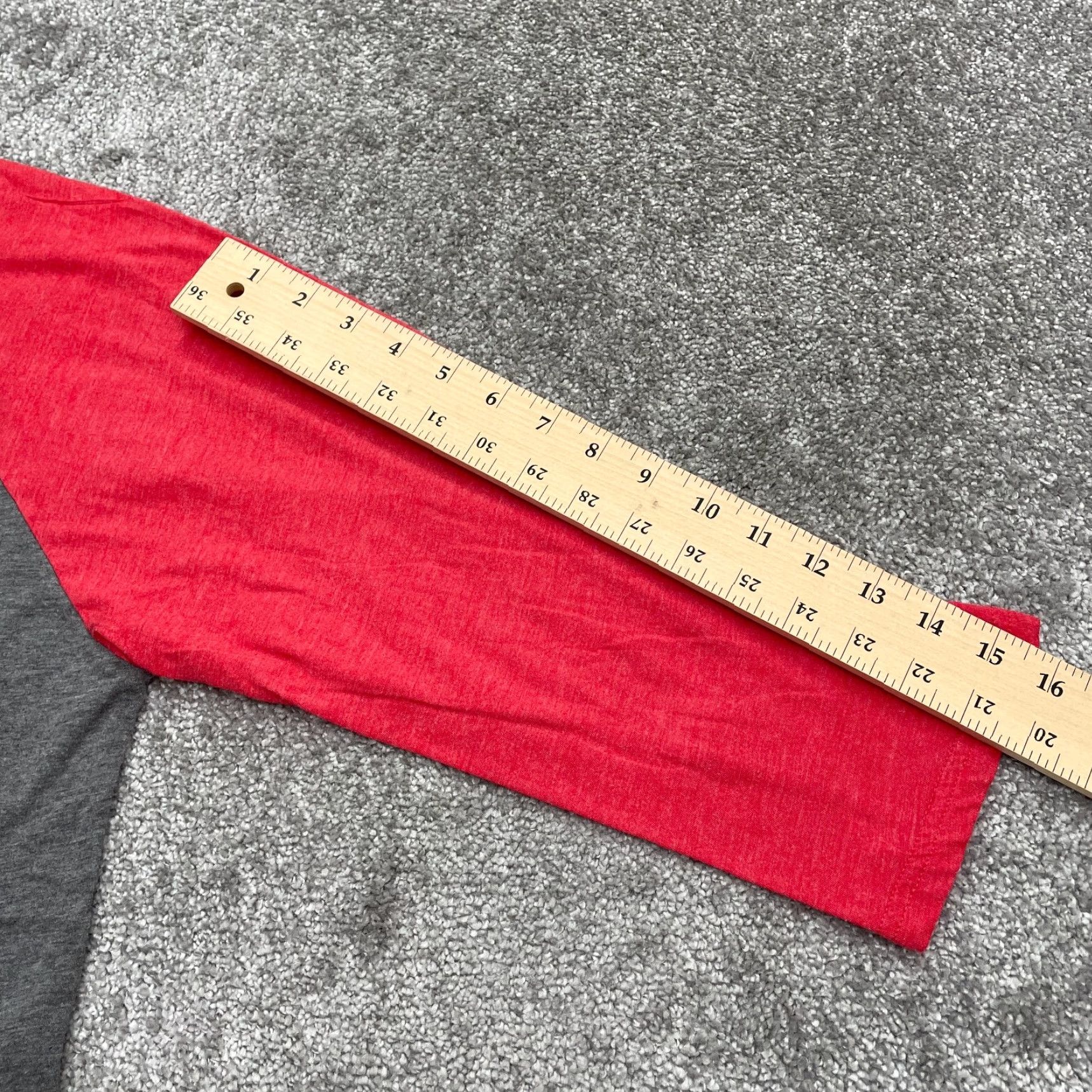 Vintage Bella + Canvas Baseball Tee Shirt Mens L Gray Raglan 3/4 Sleeve Casual Shirt Size US L / EU 52-54 / 3 - 6 Thumbnail