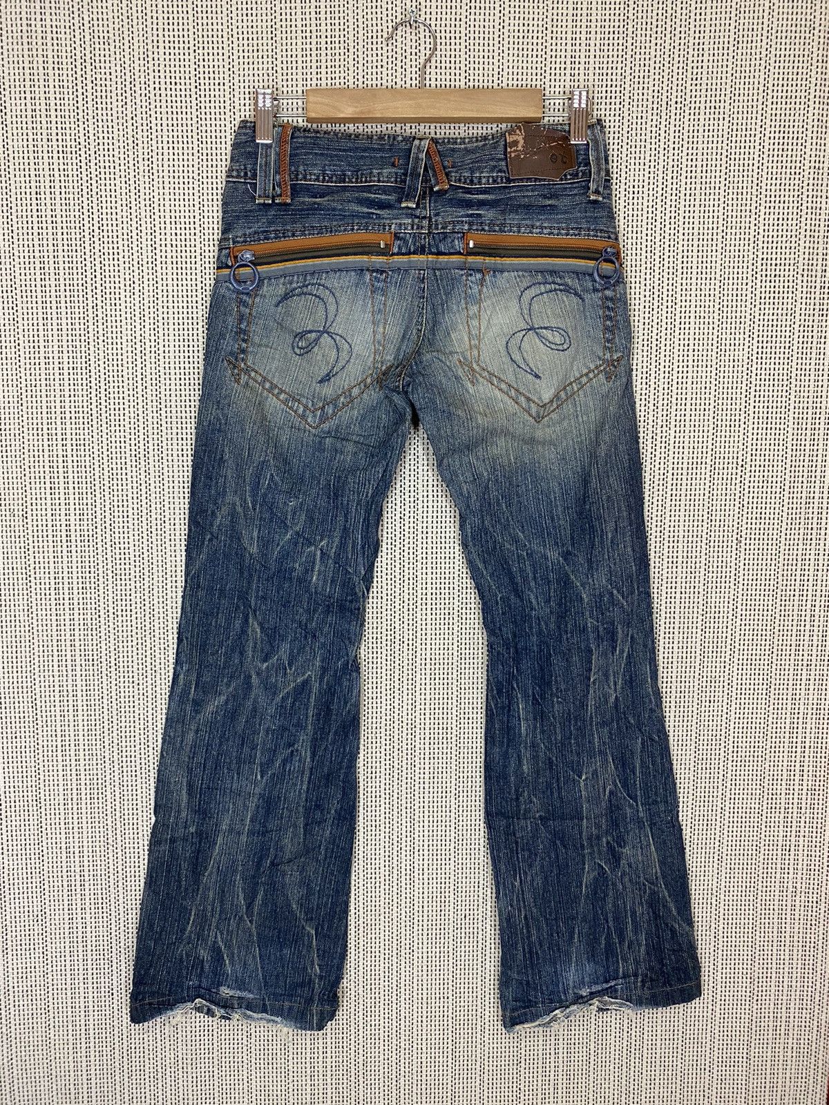 GOSTAR DE FUGA × Japanese Brand ‼️JAPANASE BRAND ET DENIM FLARED DISTRESSED‼️ Size US 29 - 10 Thumbnail
