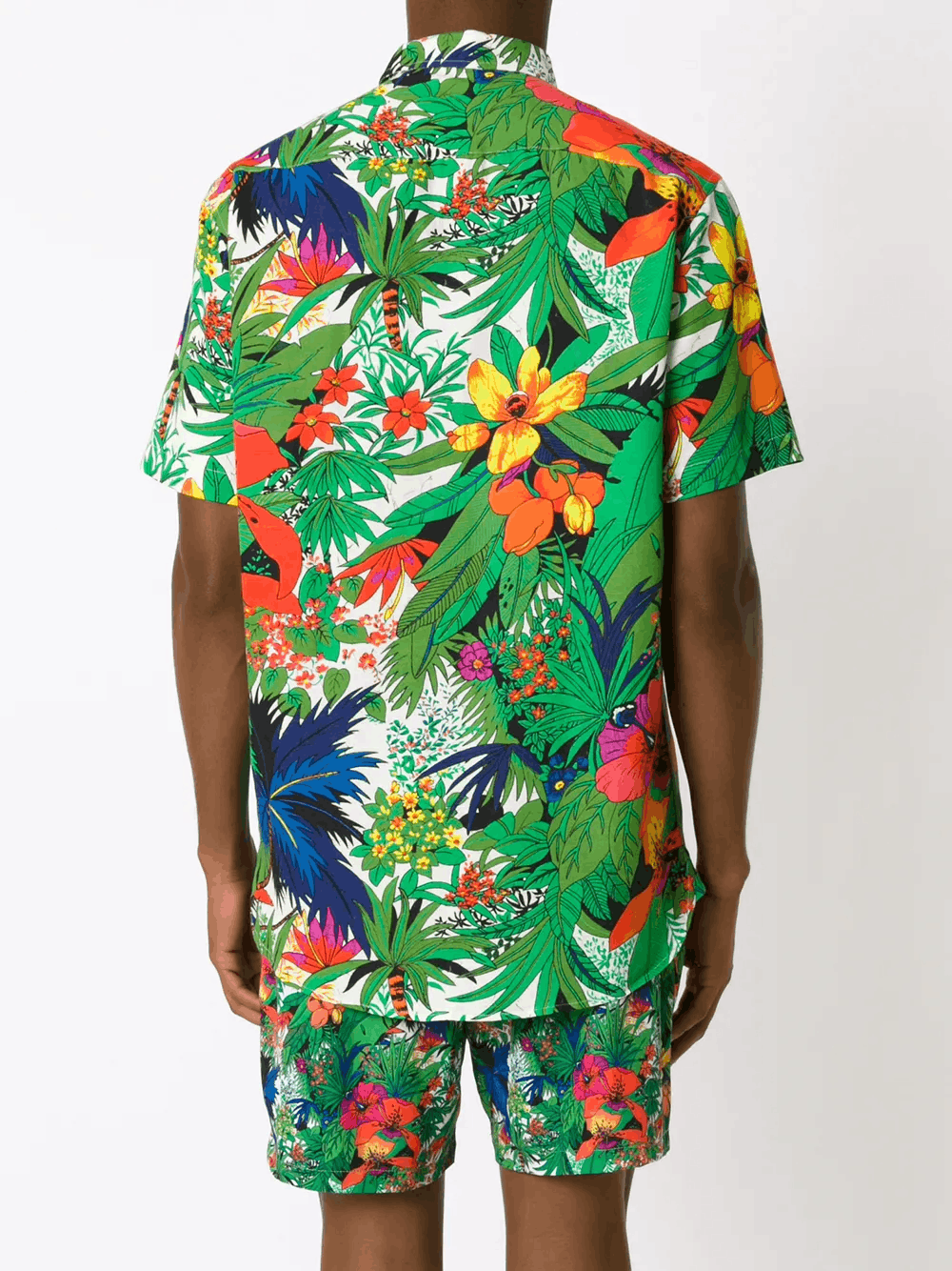 Other Men’s Green Floral-Print Short-Sleeved Shirt Size US XL / EU 56 / 4 - 4 Thumbnail