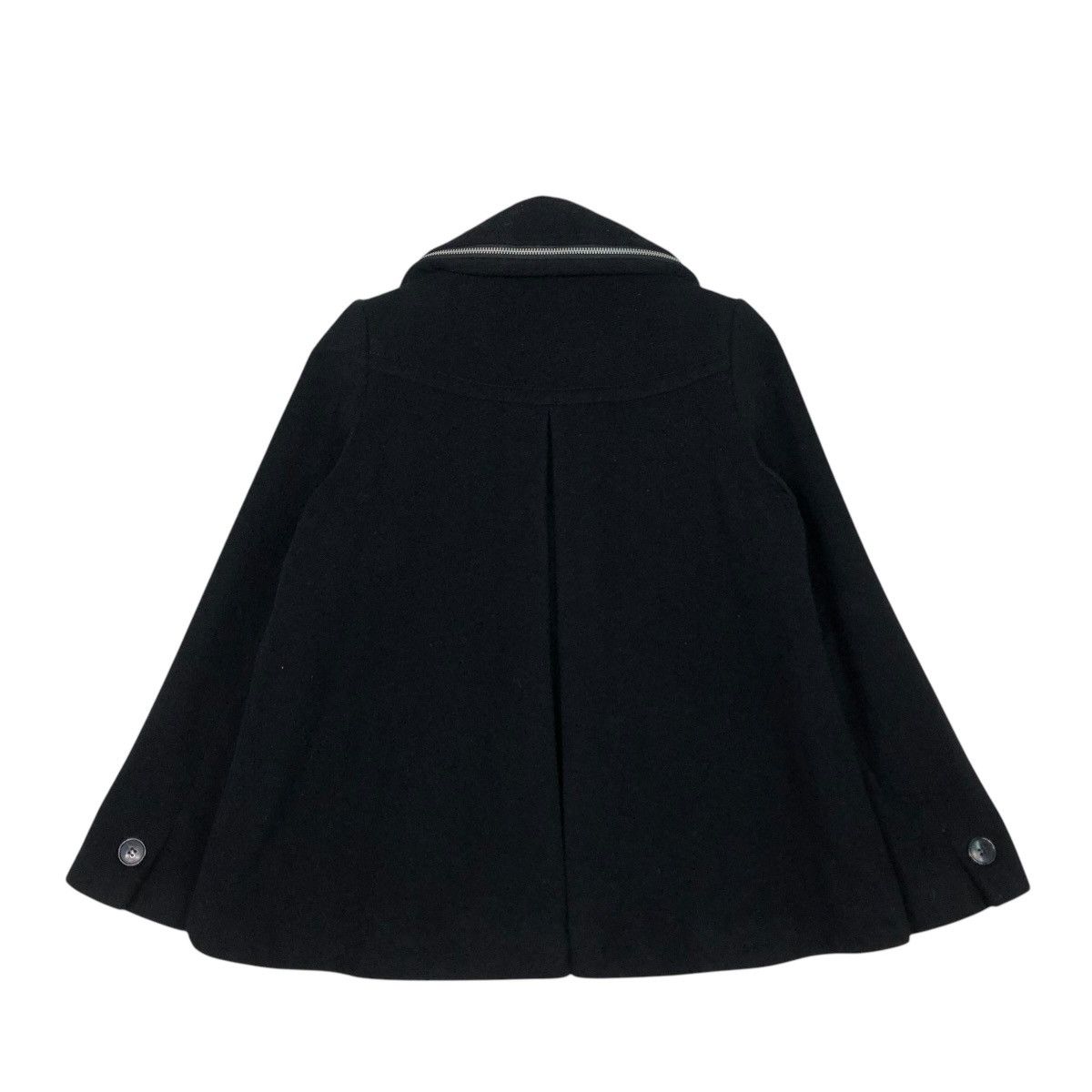 Issey Miyake 🔥RICH BLACK VINTAGE WOOL JACKET CROPPED ZUCCA JAPAN Size US S / EU 44-46 / 1 - 10 Thumbnail