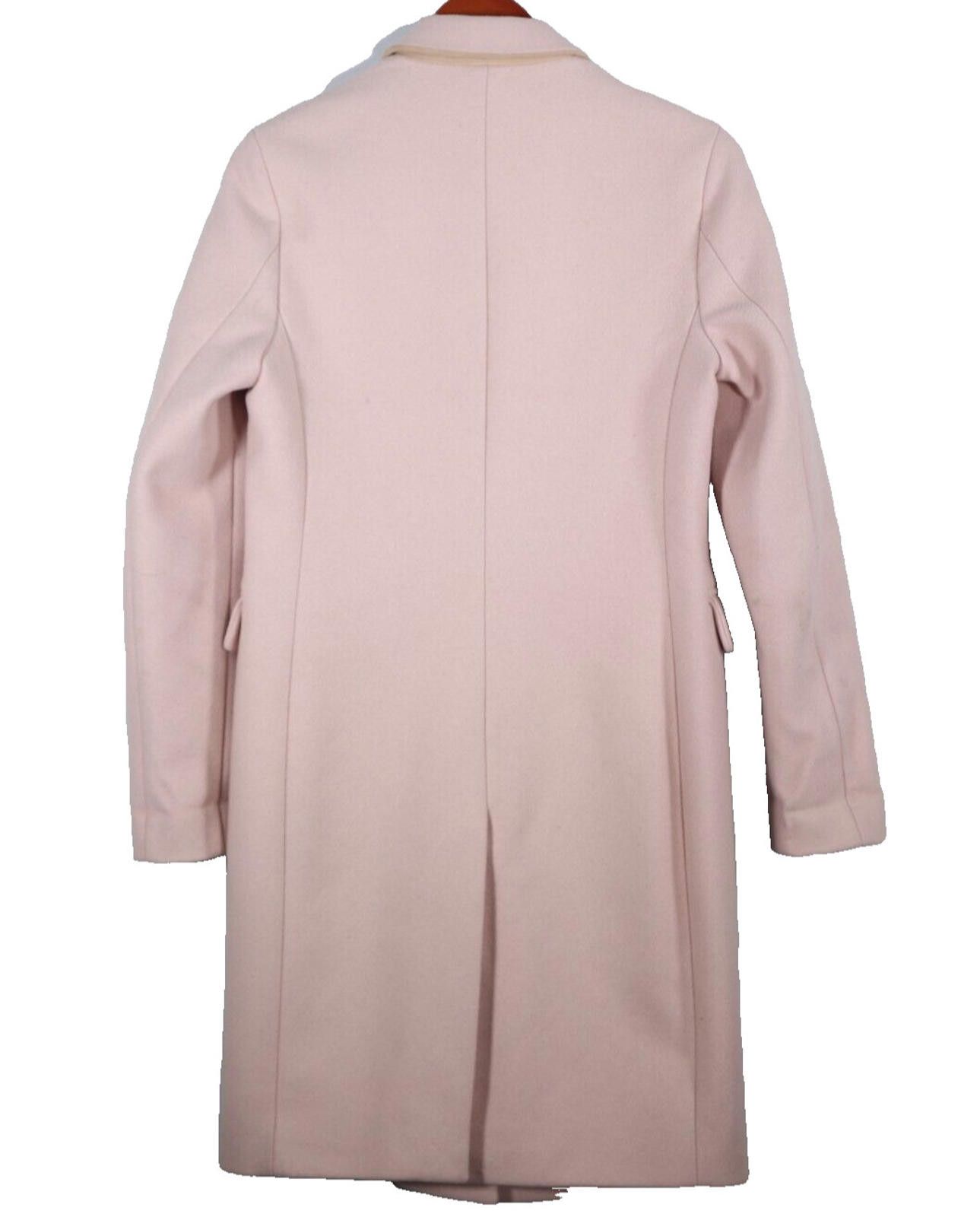 Allsaints AllSaints Women US6 Small Blush Pink Evelyn Coat Wool Jacket Size M / US 6-8 / IT 42-44 - 4 Thumbnail