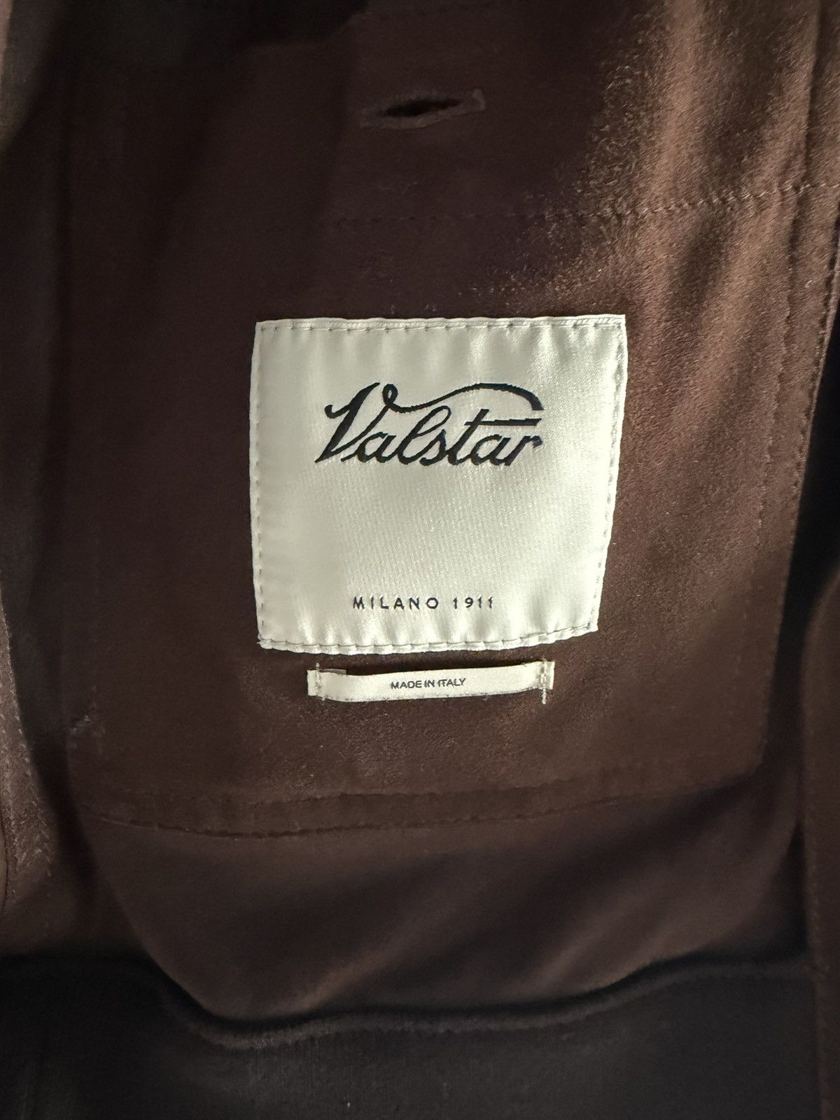 Valstar Dark Brown Unlined Suede Valstarino Jacket Size US S / EU 44-46 / 1 - 3 Thumbnail