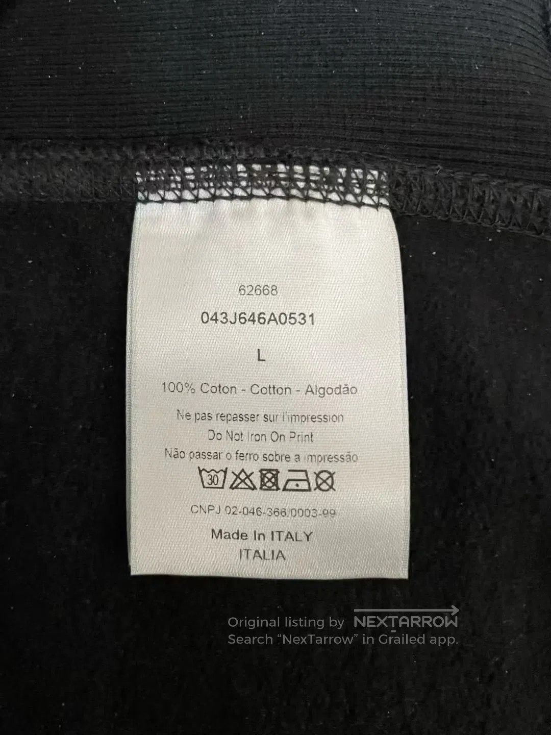 Dior Dior Black Slogan Hoodie| Size US L / EU 52-54 / 3 - 4 Thumbnail