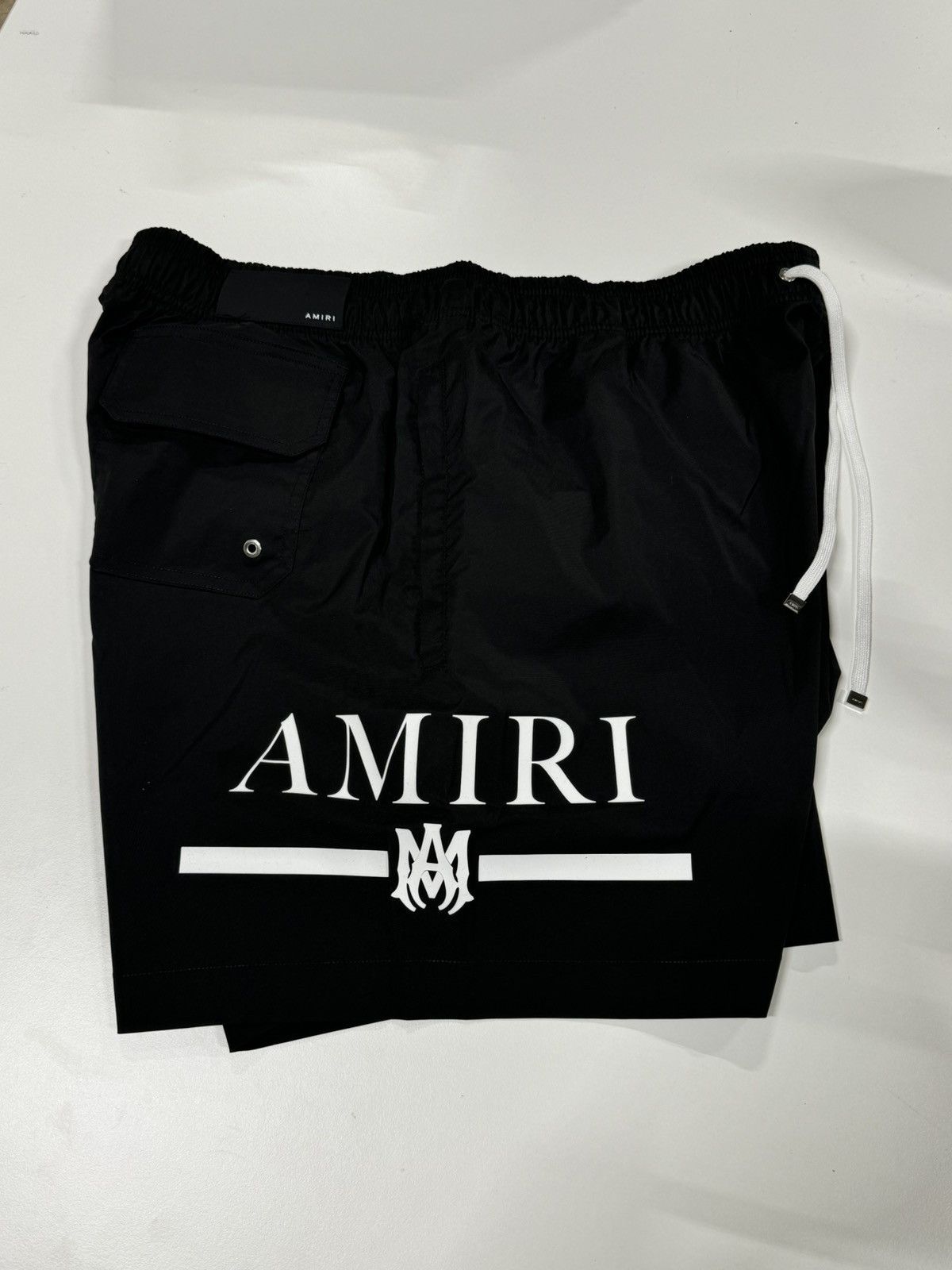 Amiri Amiri Bar Logo Swim Shorts NEW 550$ Size US 38 / EU 54 - 2 Thumbnail