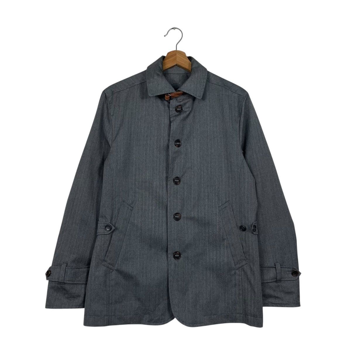 BIGI Men's Bigi Stripe Wool Jacket Size US M / EU 48-50 / 2 - 1 Thumbnail