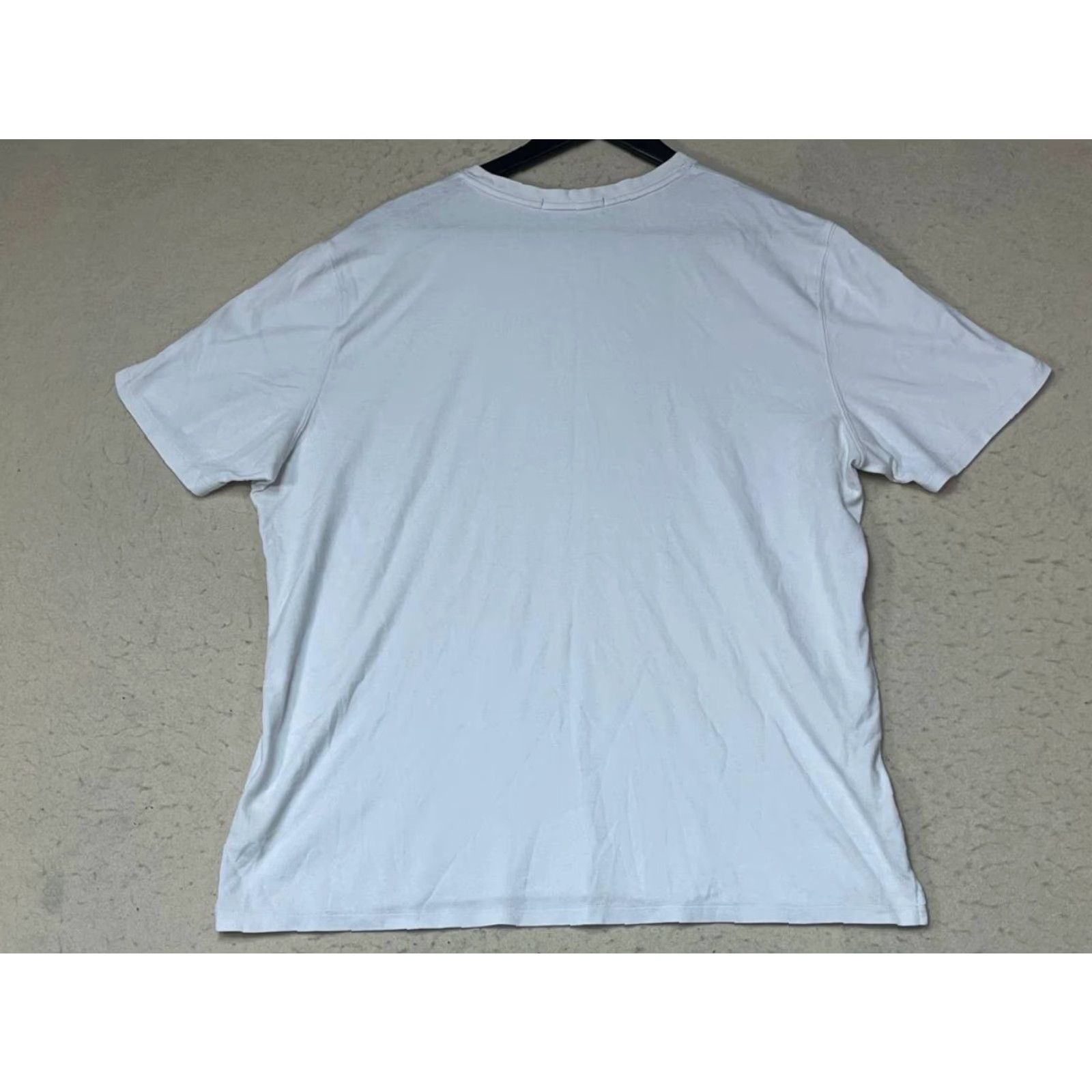 Vintage Robert Barakett T Shirt Orion White Pima Cotton Short Sleeve Mens 2XL White Cowboy Western Tagless Crew Neck Size US XXL / EU 58 / 5 - 2 Thumbnail