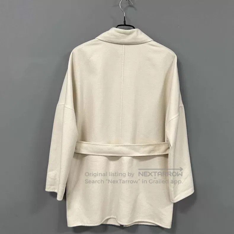 Hermes Hermes Off-white Cashmere Overcoat Size XS / US 0-2 / IT 36-38 - 3 Thumbnail