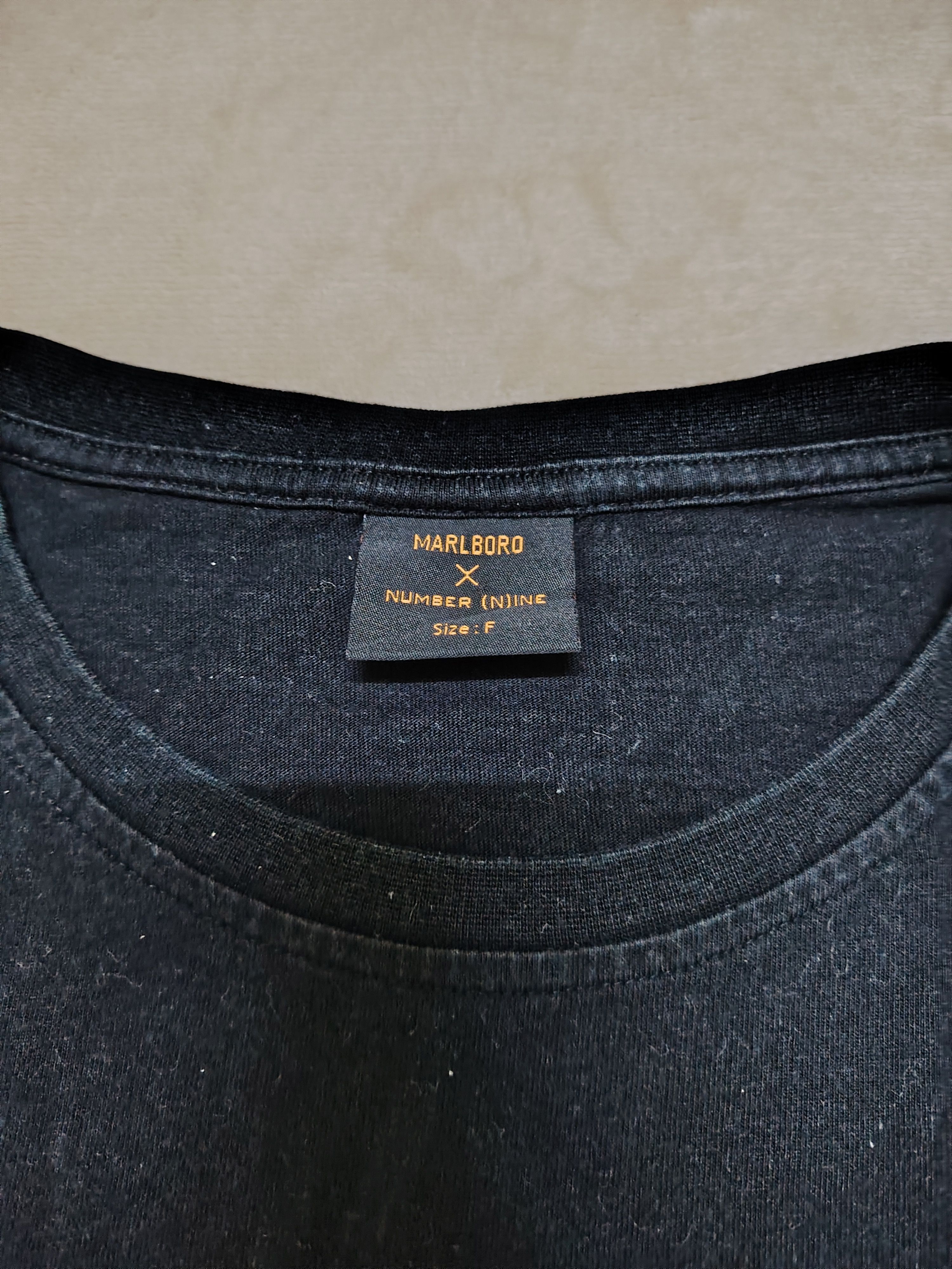 Marlboro Marlboro X Number Nine Black Tshirt Size US M / EU 48-50 / 2 - 5 Thumbnail