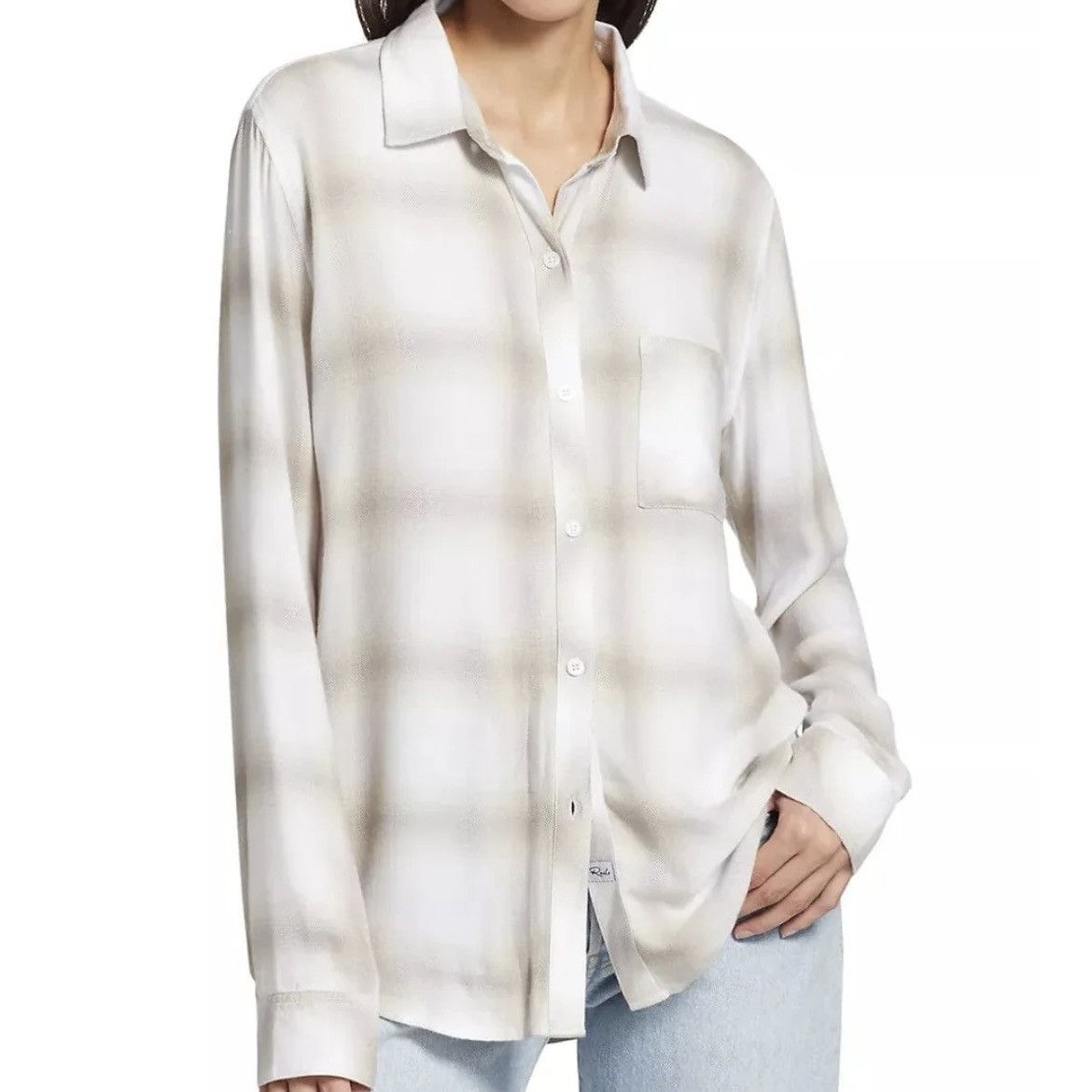 Rails Browse Hunter Dove Pearl shirt Size M / US 6-8 / IT 42-44 - 1 Thumbnail