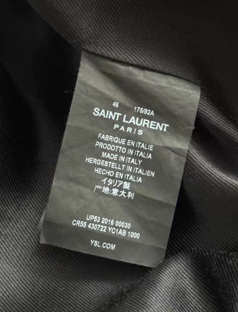 Saint Laurent Paris Saint Laurent Paris Multi-Zip Cowhide Biker Leather Jacket Size US S / EU 44-46 / 1 - 7 Thumbnail