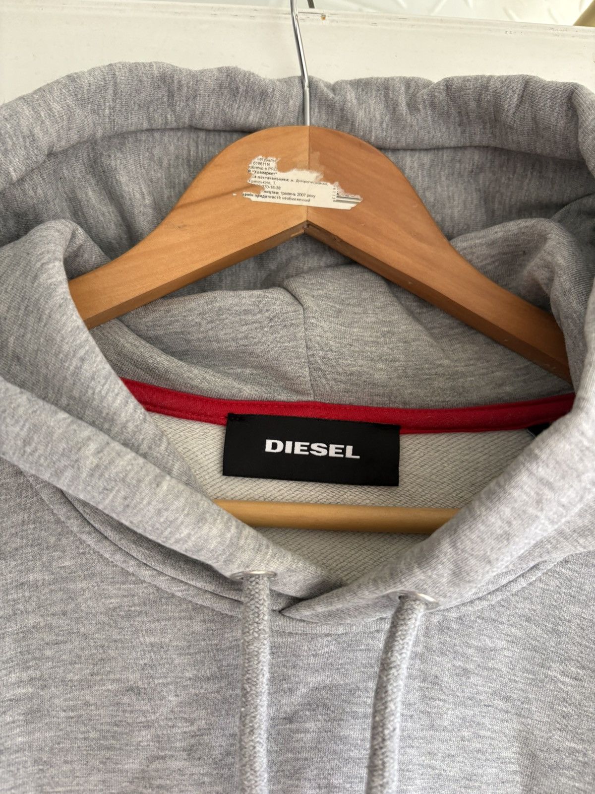 Diesel Vintage Diesel Box Logo Hoodie Size US XL / EU 56 / 4 - 5 Thumbnail