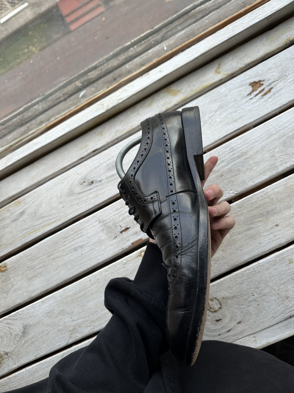 Melvin & Hamilton LUXURY 🚨 MELVIN & HAMILTON VNTG SHOES MEN BLACK LUXURY RARE Size US 12 / EU 45 - 7 Thumbnail