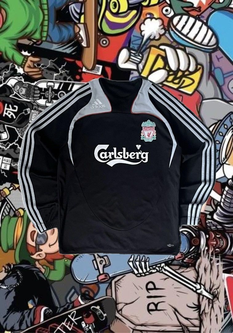 Adidas 2008–09 Liverpool FC Adidas Sweat Top – Size S (Fits S–M) Size US S / EU 44-46 / 1 - 1 Thumbnail