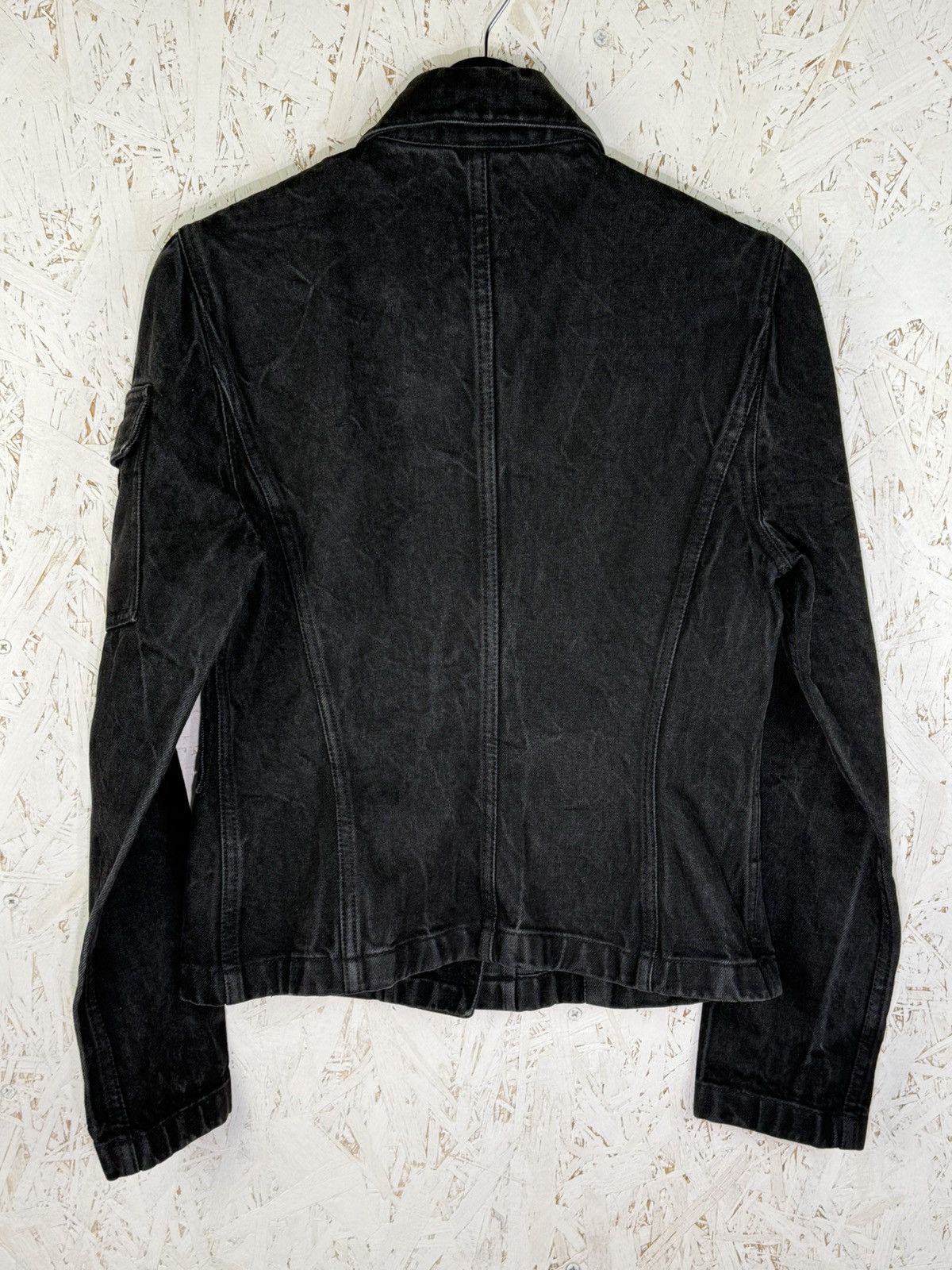 Gucci Gucci Tom Ford AW1999 Web Trim Denim Jacket Black Size 40 Size M / US 6-8 / IT 42-44 - 6 Thumbnail