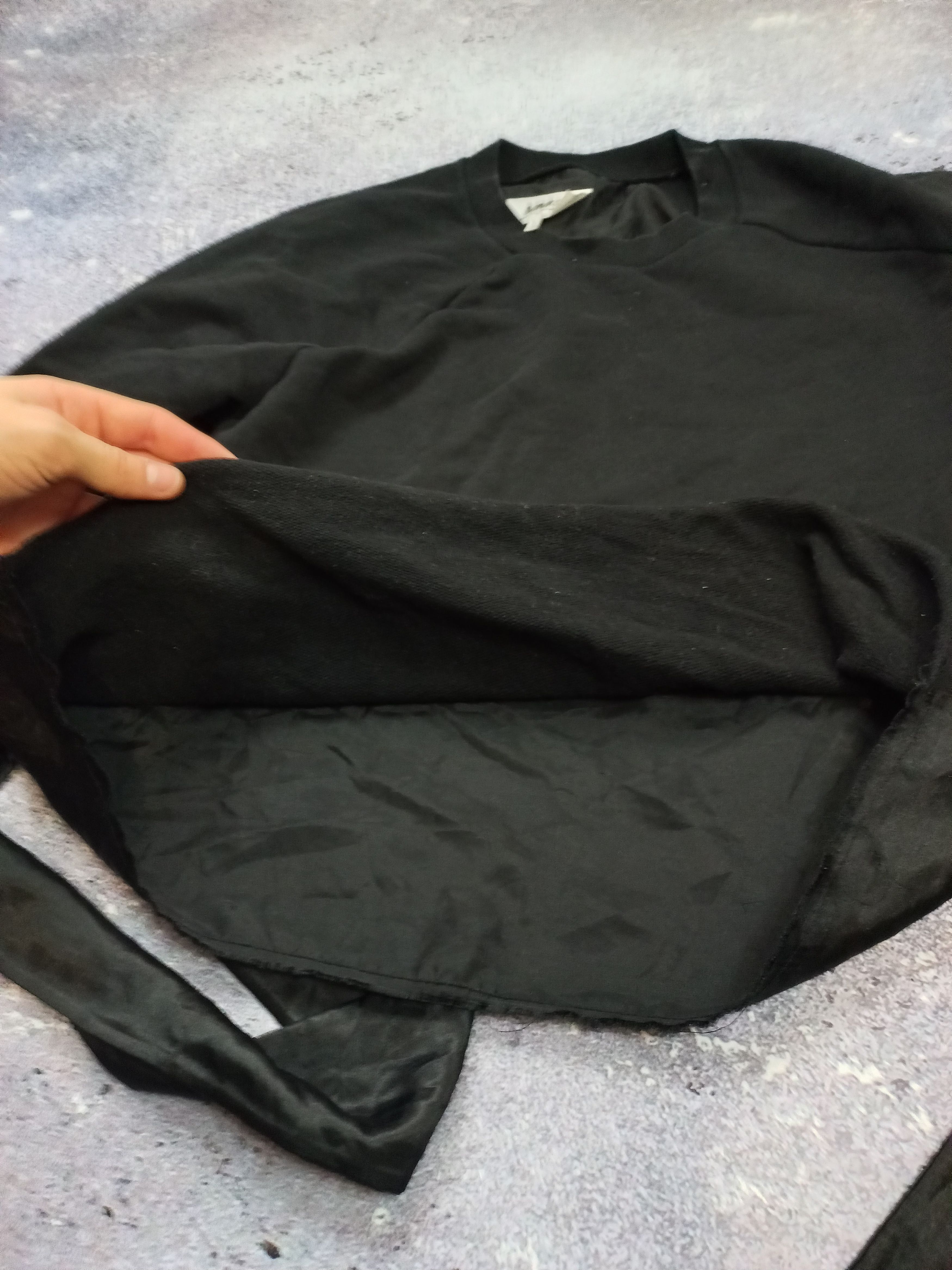 MM6 Maison Margiela MM6 Black Bow Back Sweatshirt Size L / US 10 / IT 46 - 5 Thumbnail