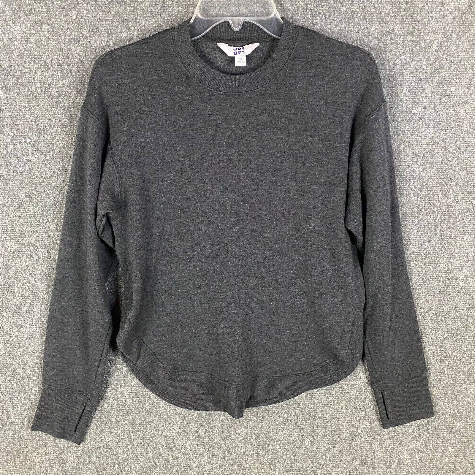 Other Joy Lab T-Shirt Women's XS Long Sleeve Gray Casual Adults Size XS / US 0-2 / IT 36-38 - 1 Thumbnail