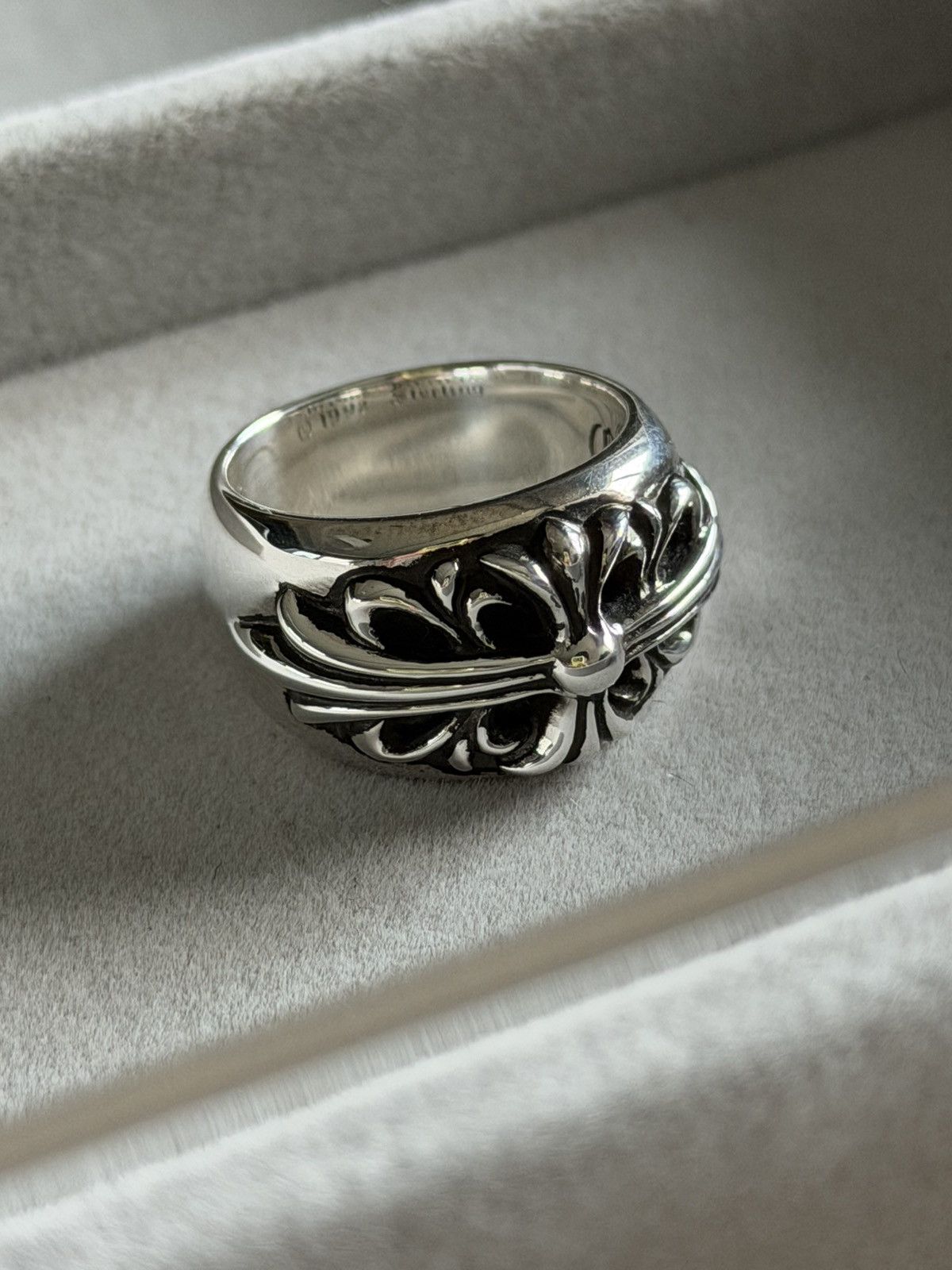 Chrome Hearts Chrome Hearts Floral Cross Ring Size ONE SIZE - 2 Thumbnail