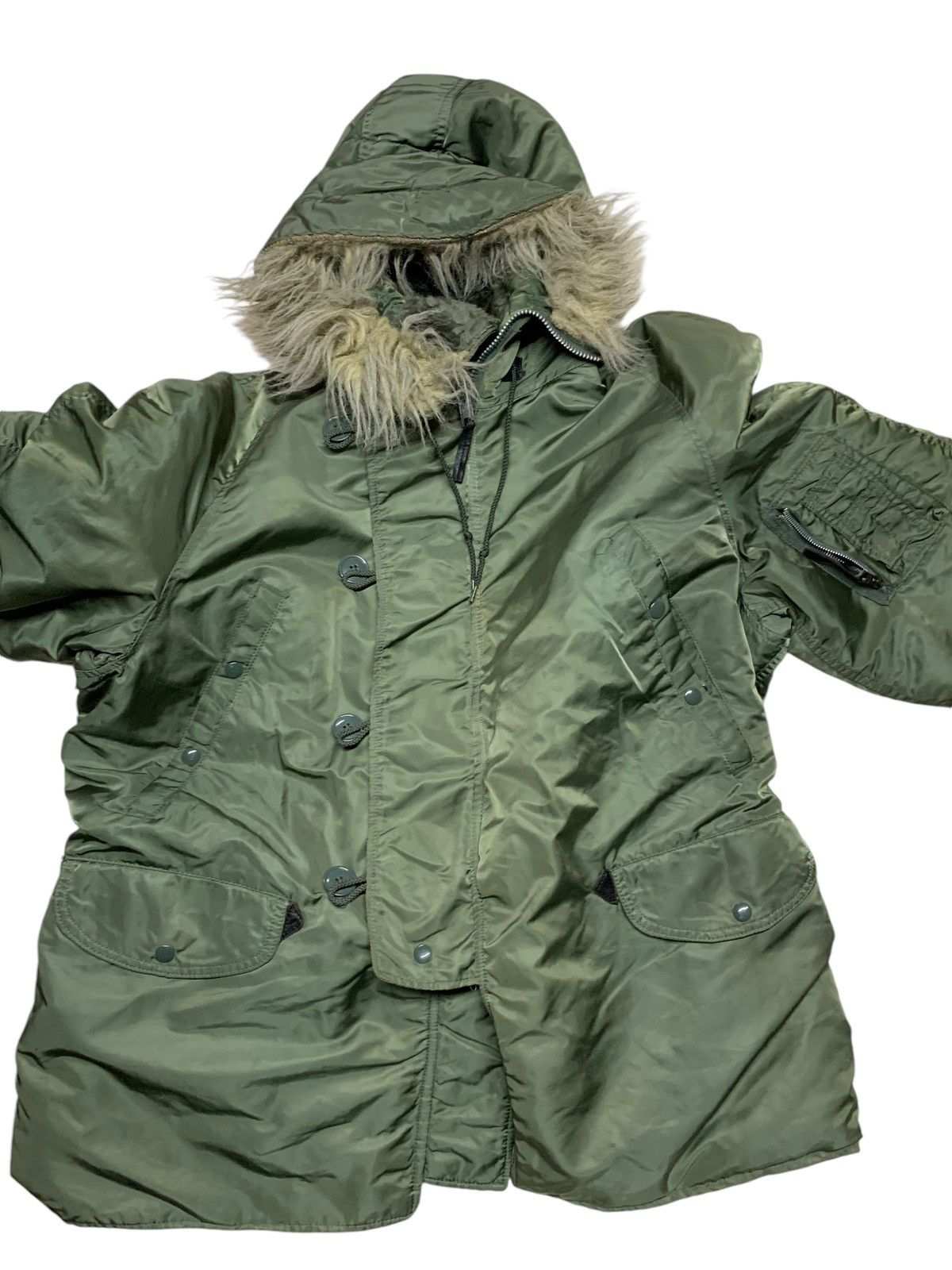 Alpha Industries ALPHA INDUSTRIES KNOX ARMORY SAGA GREEN PARKA JACKET Size US XXL / EU 58 / 5 - 11 Thumbnail