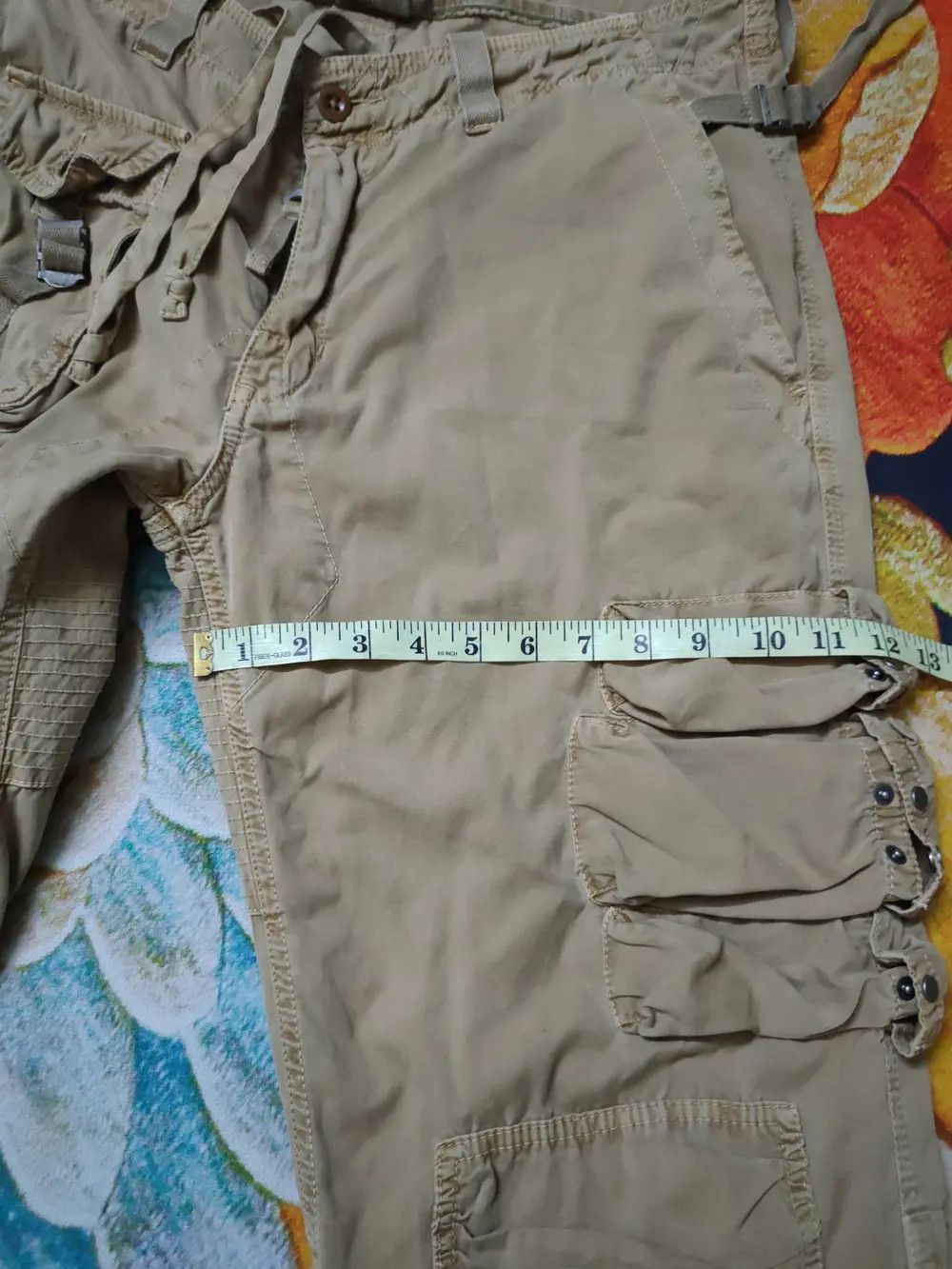 Polo Ralph Lauren Polo Ralph Lauren Brown Multipocket Cargo Pants #S1243 DLL Size US 36 / EU 52 - 17 Thumbnail