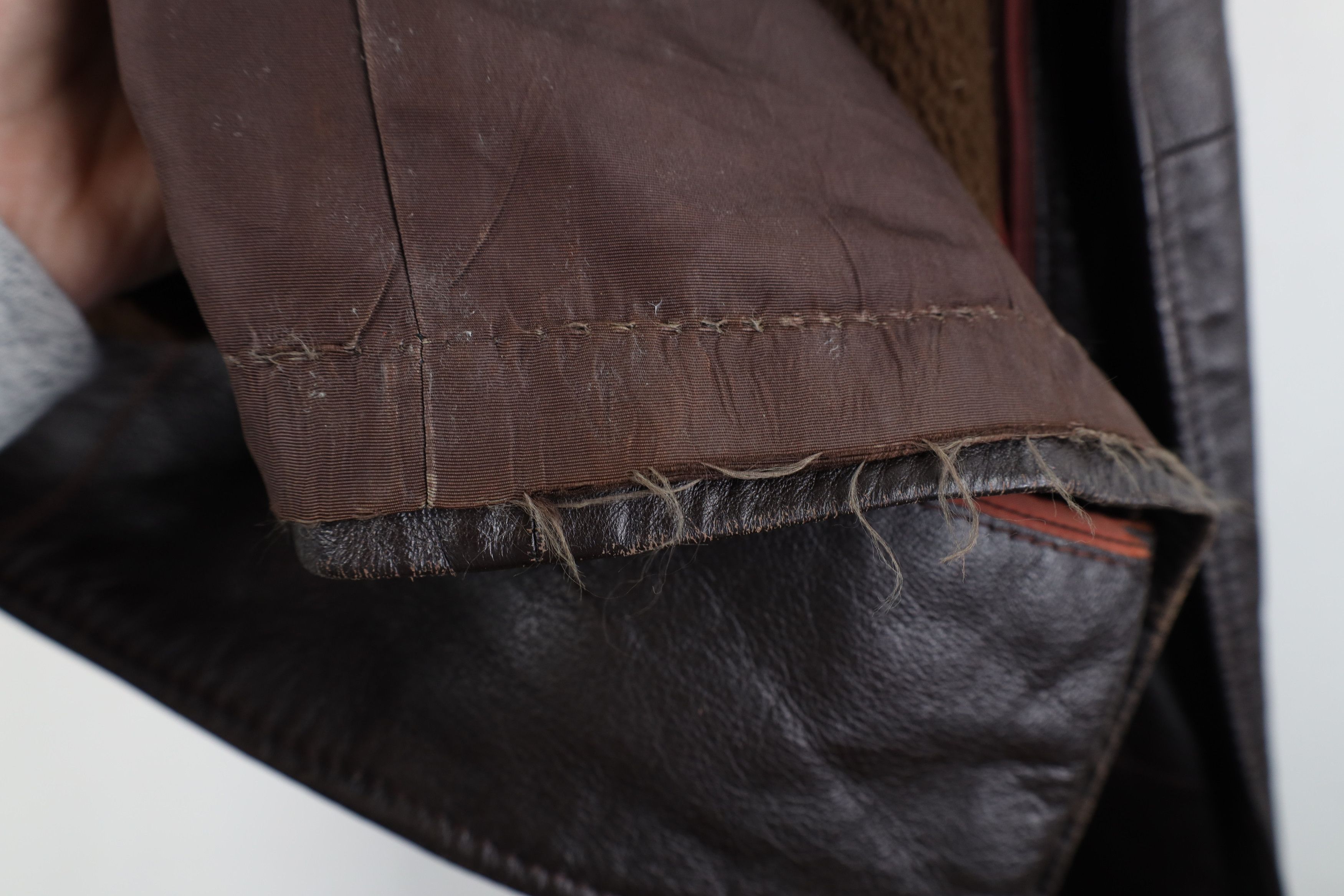 Vintage Vintage 70s Streetwear Leather Double Breasted Trench Coat Size L / US 10 / IT 46 - 11 Thumbnail