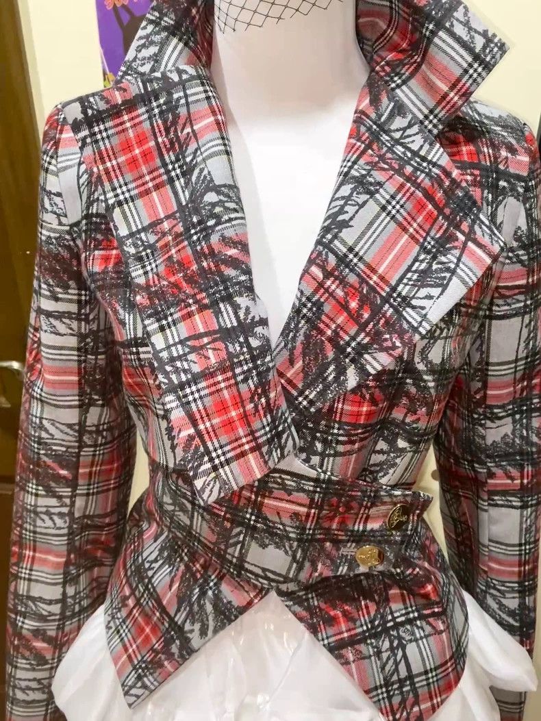 Vivienne Westwood Vivienne Westwood Red and black graffiti on the suit Size M / US 6-8 / IT 42-44 - 3 Thumbnail
