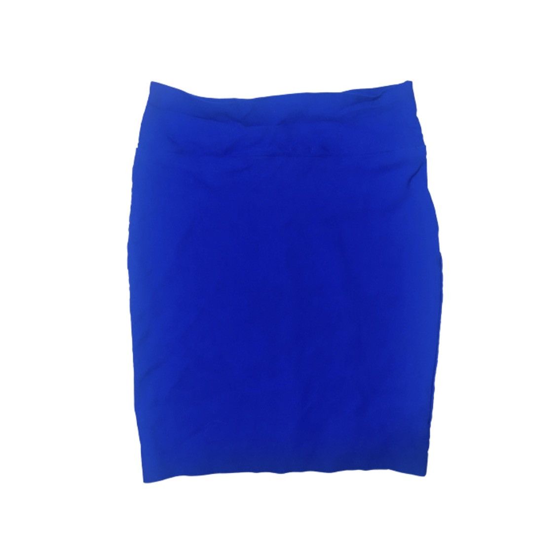 Other Royal Blue Mid Thigh Pencil Skirt Medium Stretchy Size 30" / US 8 / IT 44 - 3 Thumbnail