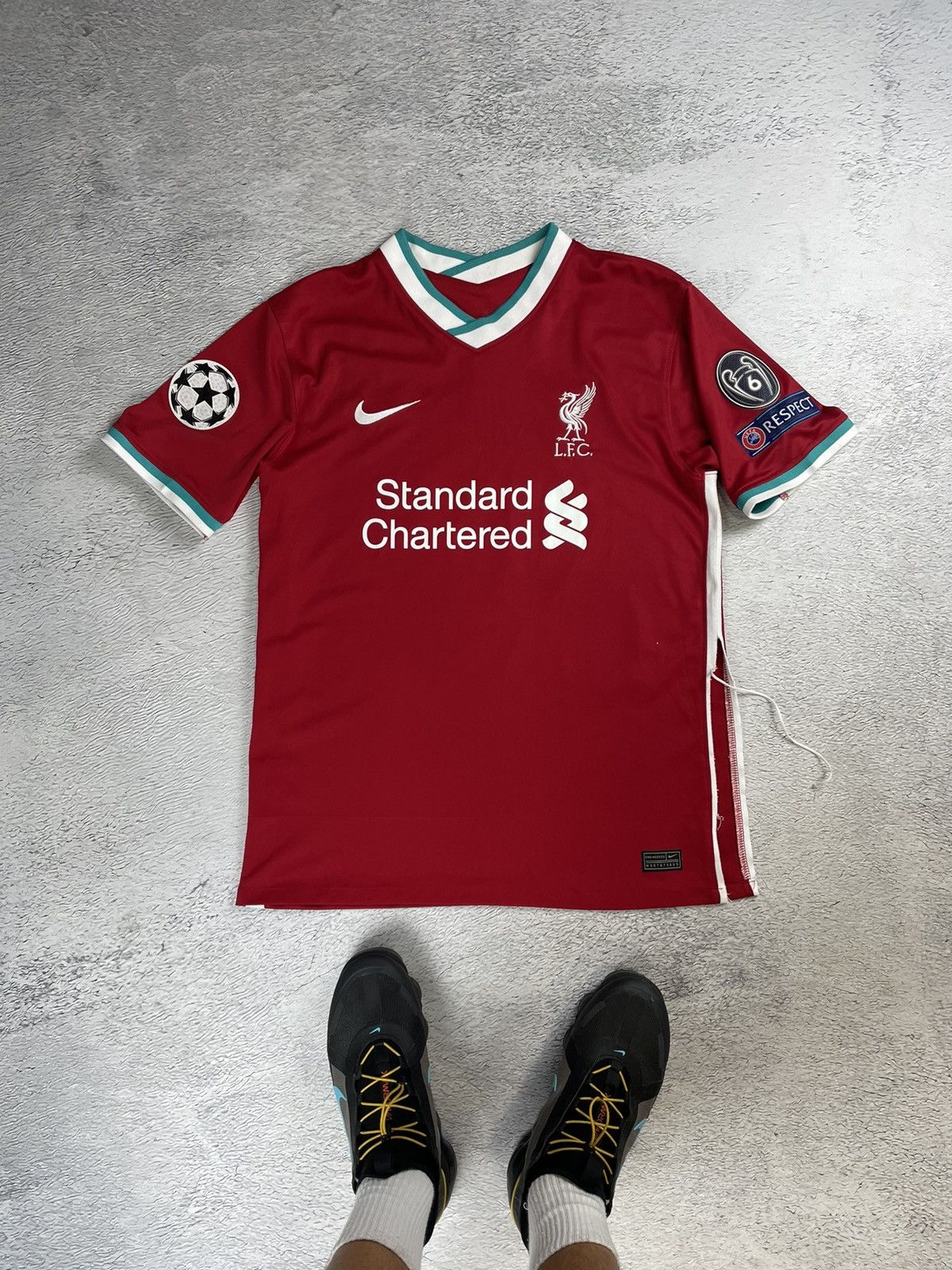Nike × Vintage DIOGO J. Liverpool 2020/21 Nike Champions League Jersey y2k Size US M / EU 48-50 / 2 - 2 Thumbnail