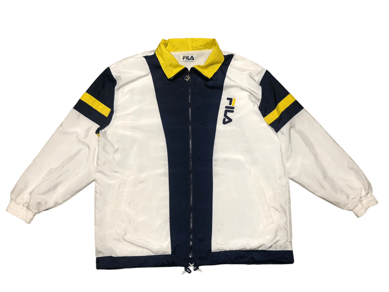 Fila Fila Stripes Colors Windbreaker Zipper Jacket Size US M / EU 48-50 / 2 - 2 Thumbnail