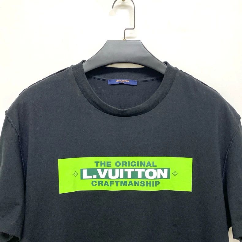 Louis Vuitton LOUIS VUITTON Green logo short sleeve Size US XXL / EU 58 / 5 - 2 Thumbnail