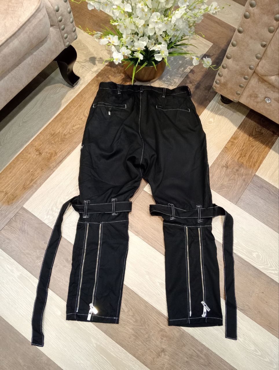 Sulvam SULVAM JAPAN PUNK BANDAGE PANTS - SIZE S Size US 30 / EU 46 - 8 Thumbnail