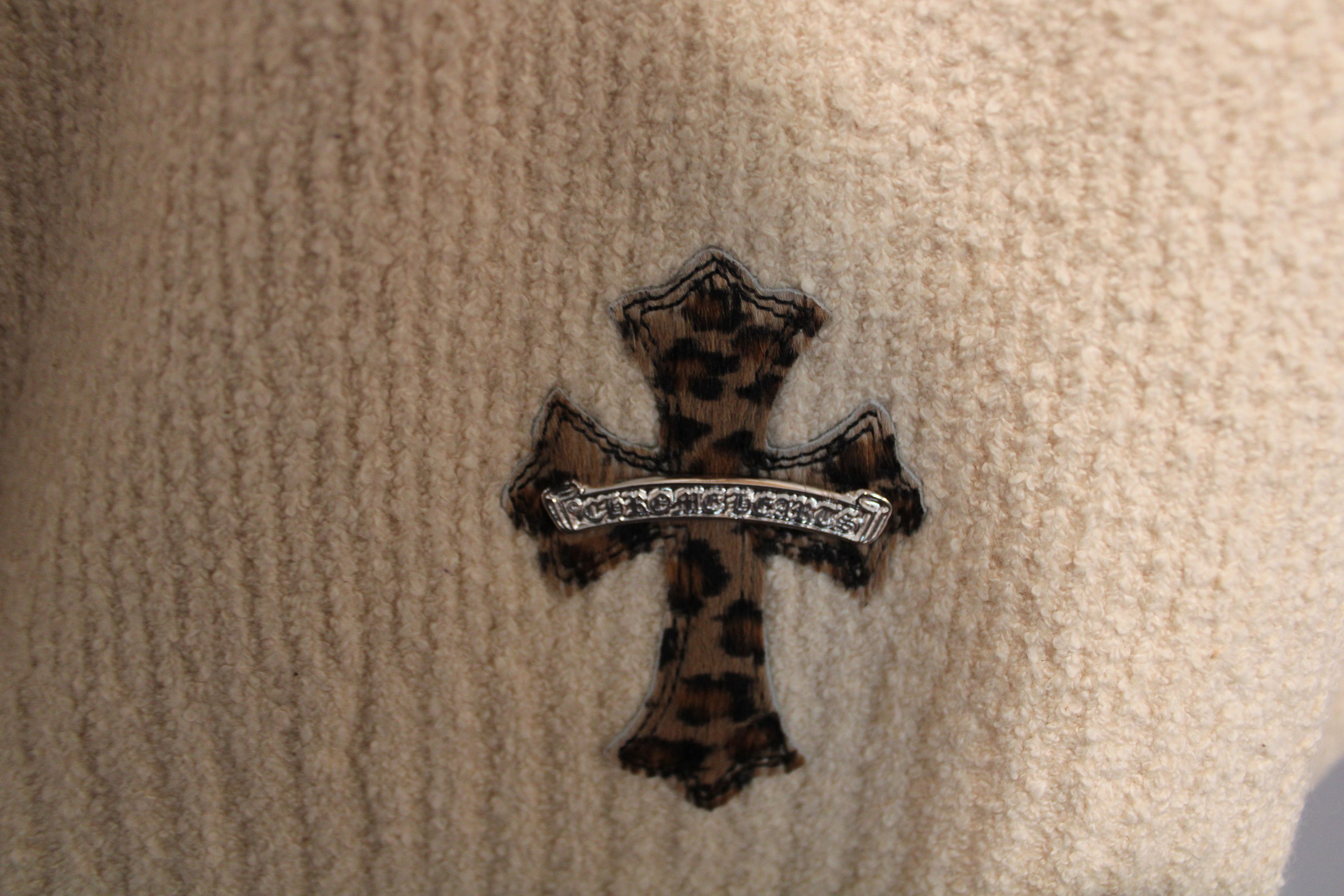 Chrome Hearts chrome hearts cheetah cross cropped hoodie Size XS / US 0-2 / IT 36-38 - 6 Thumbnail