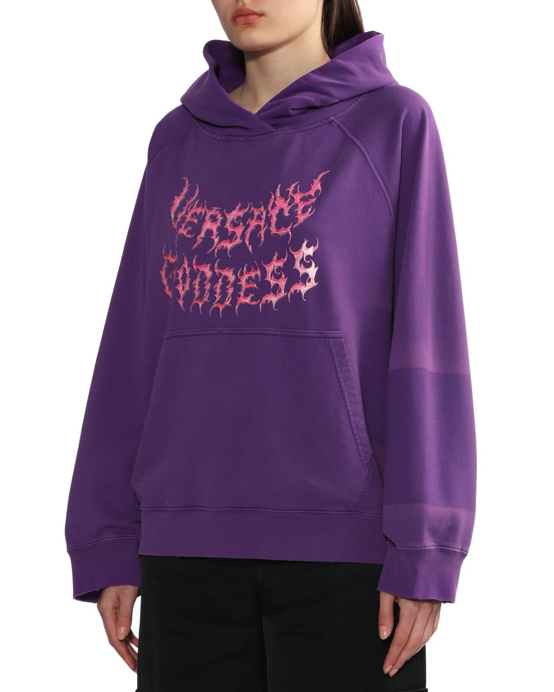 Versace o1y0226 Hoodie in Purple Size L / US 10 / IT 46 - 3 Thumbnail