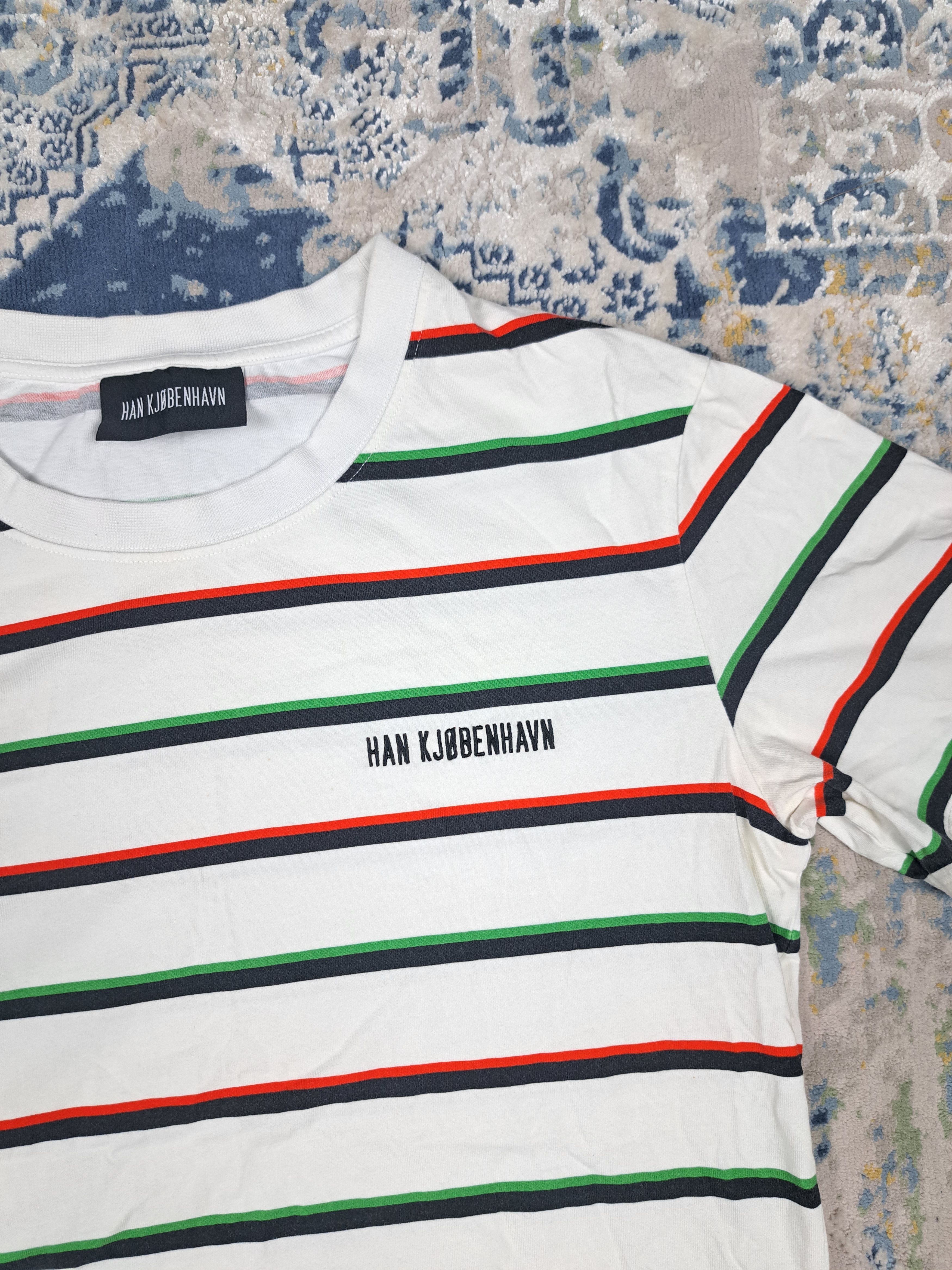 Han Kjobenhavn Han Kjobenhavn Striped Tee Designer Streetwear y2k Size US M / EU 48-50 / 2 - 3 Thumbnail