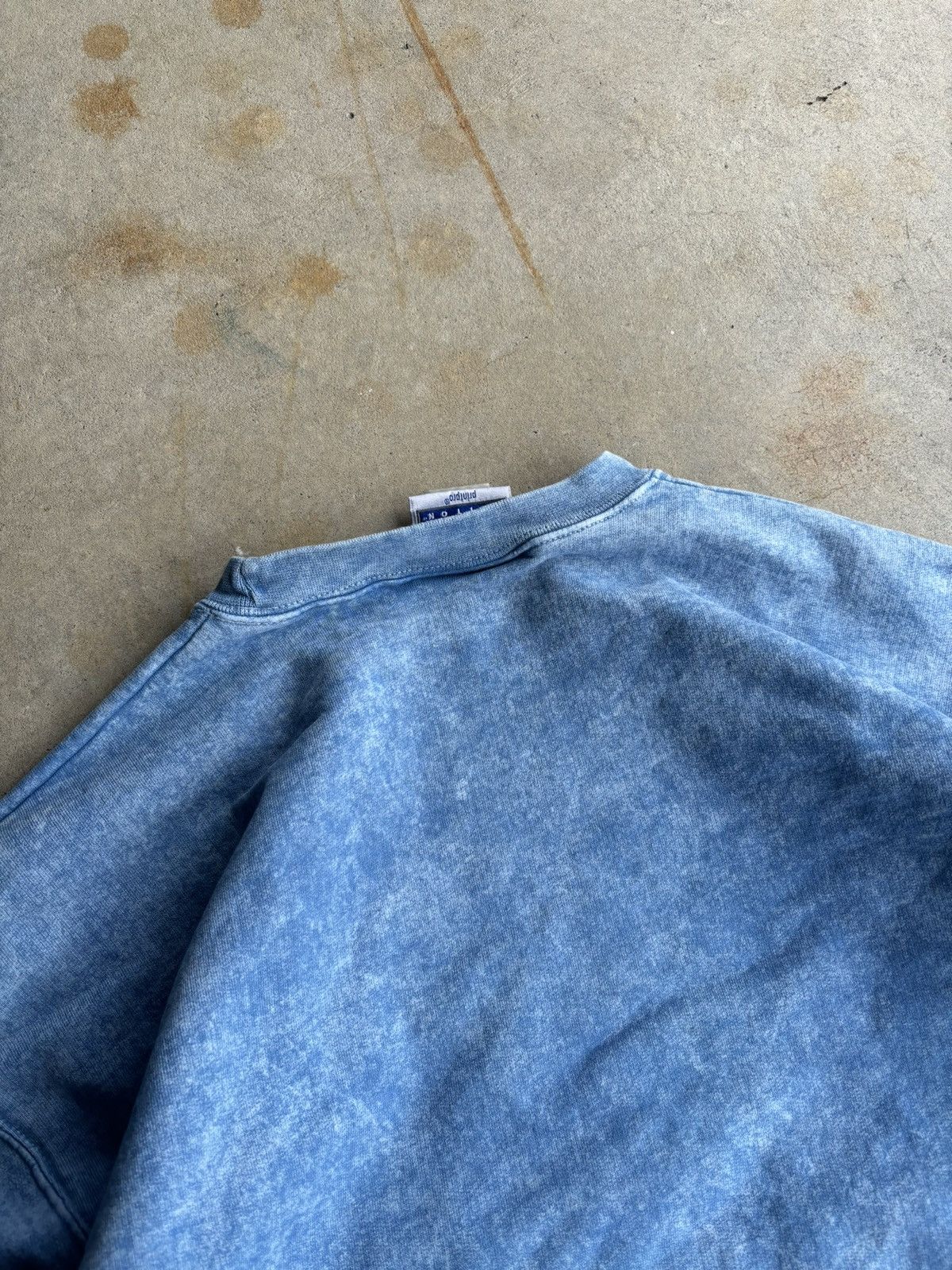 Native × Vintage Crazy Tribal Blue Dyed Boxy Denali Native Hanes Sweater Size US L / EU 52-54 / 3 - 6 Thumbnail
