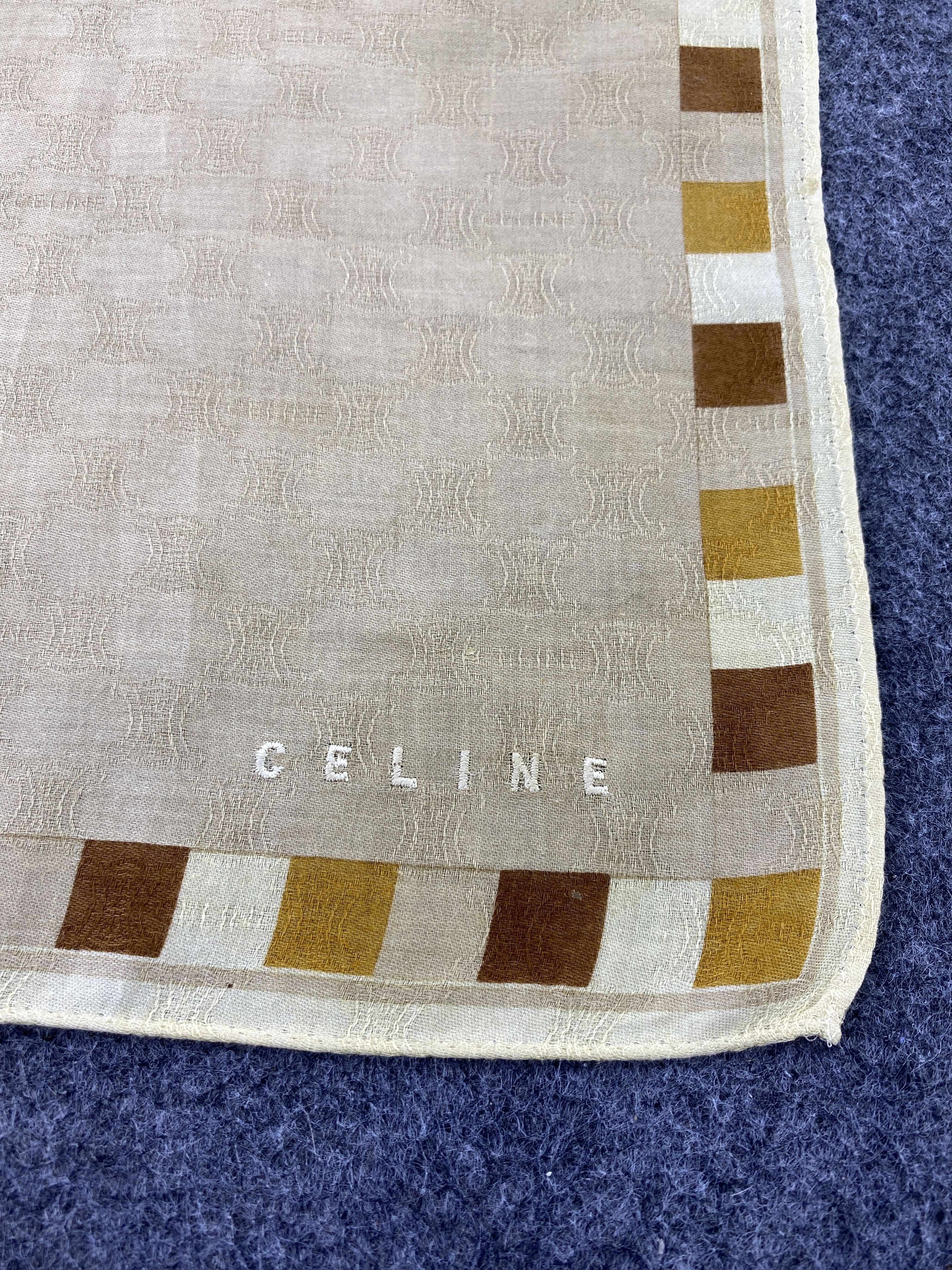 Celine Celine handkerchief bandana neckerchief-B297 Size ONE SIZE - 5 Thumbnail