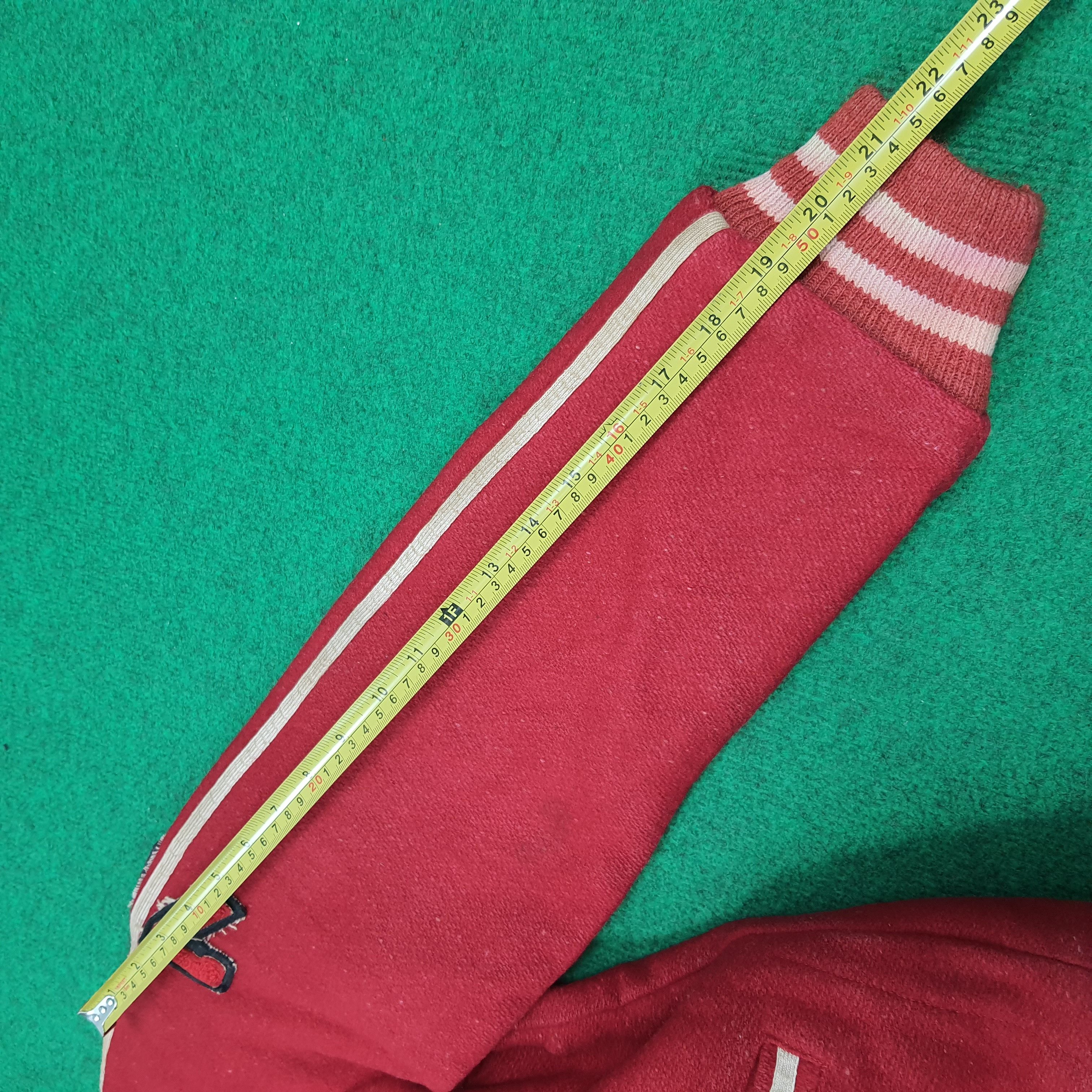 Vintage Vintage 70s Melville Letterman Jacket Red Wool Jacket C304N8 Size US S / EU 44-46 / 1 - 11 Thumbnail