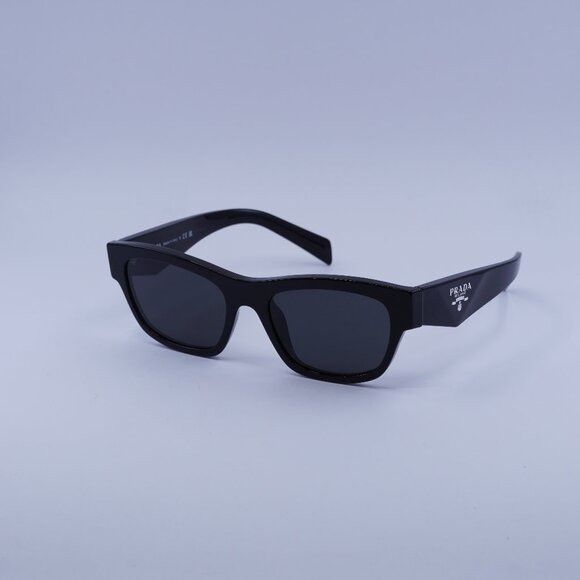 Prada Prada PRB09S 16K08Z Sunglasses Black Butterfly Frame Size ONE SIZE - 1 Thumbnail