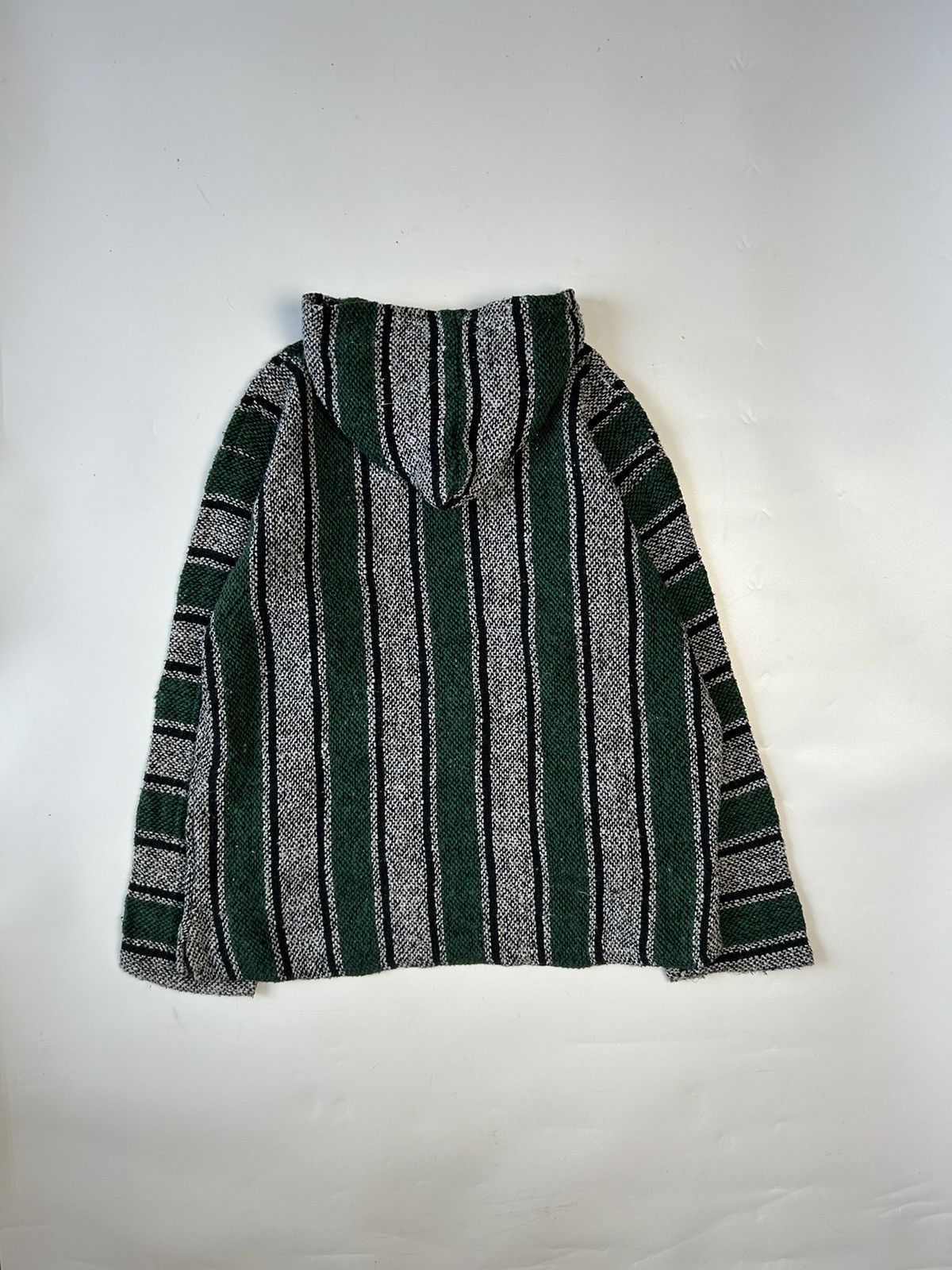 Aran Isles Knitwear × Vintage VINTAGE BAJA KNITWEAR HOODIE SWEATER Size US M / EU 48-50 / 2 - 3 Thumbnail