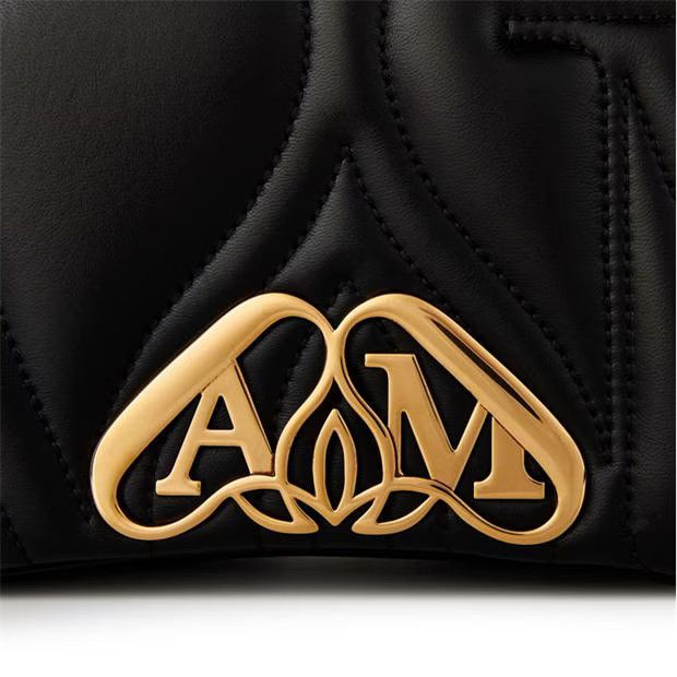 Alexander McQueen o1g2r1mq0824 Size: OS / The Seal Mini Bag in Black Size ONE SIZE - 3 Thumbnail
