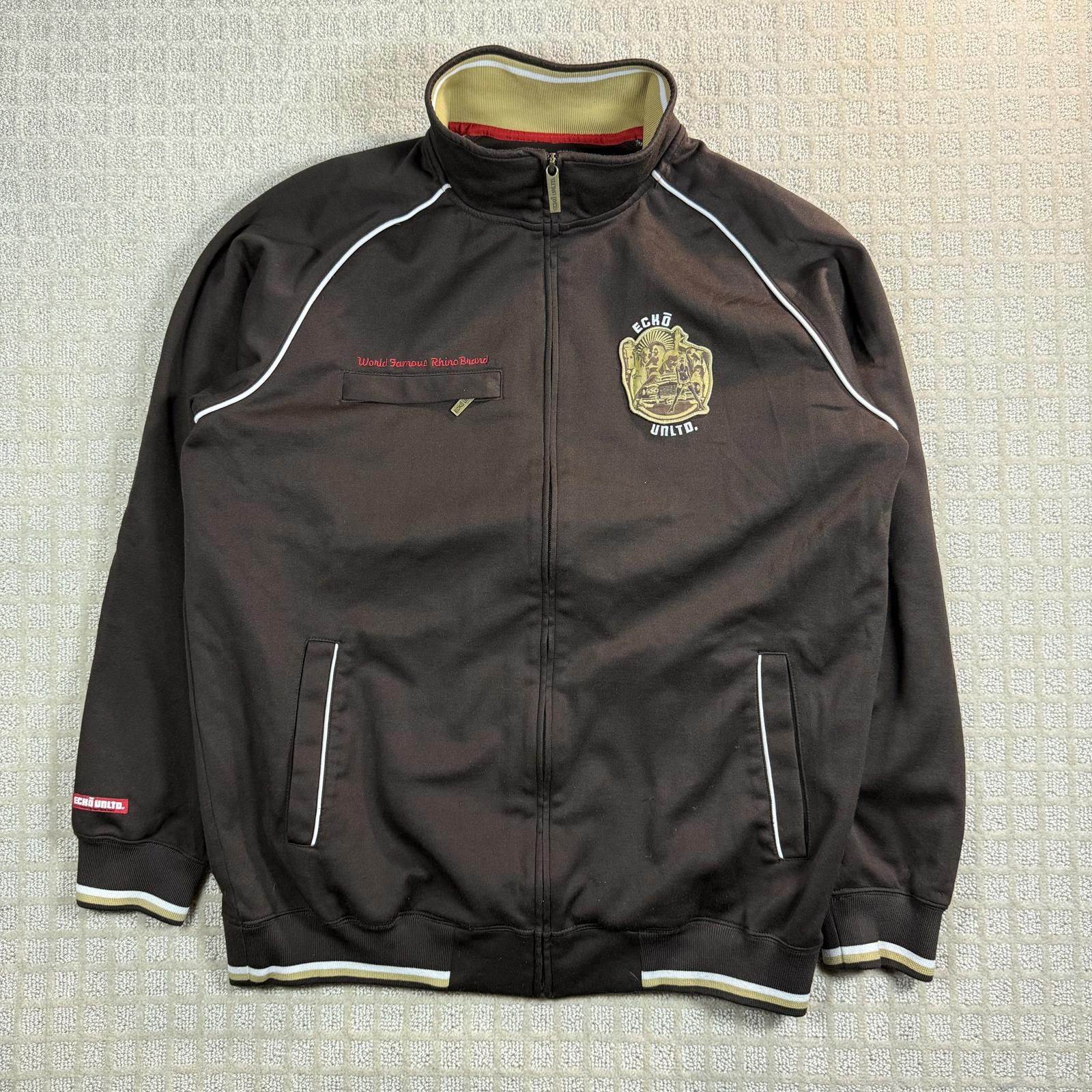 Ecko Unltd. Vintage Ecko Unltd Track Jacket Large Rhino Y2K Streetwear Size US L / EU 52-54 / 3 - 1 Thumbnail