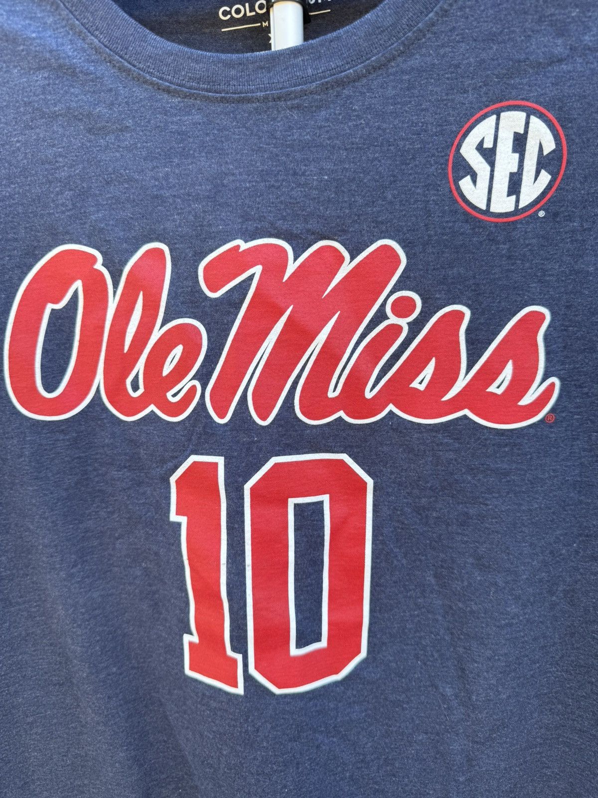 Colosseum Athletics Ole Miss Rebels NCAA Womens Basketball T-shirt #10 Salary Size US XL / EU 56 / 4 - 3 Thumbnail