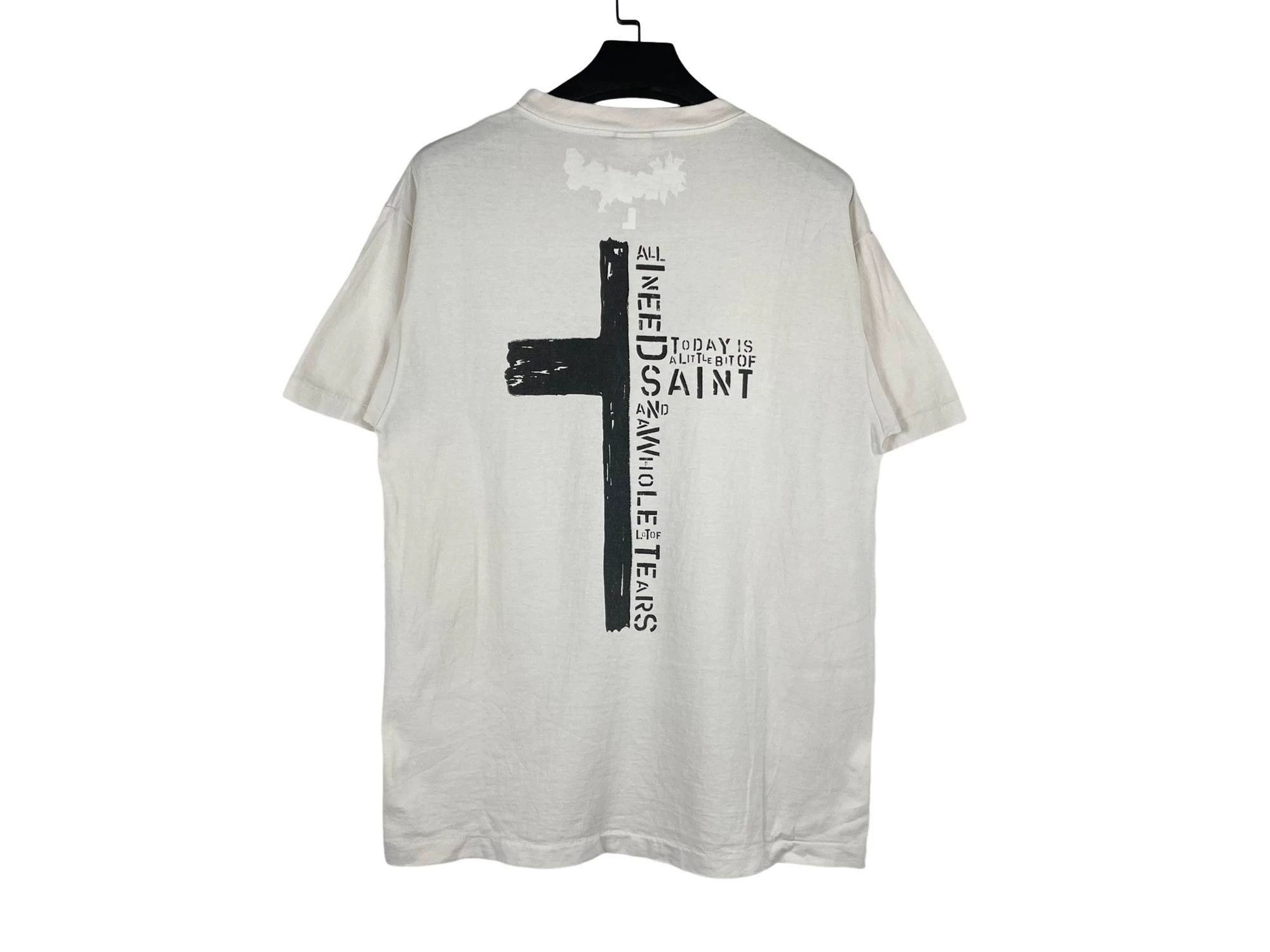 Other Saint Michael x Denim Tears Washed Distressed SS Tee L Size US L / EU 52-54 / 3 - 2 Thumbnail
