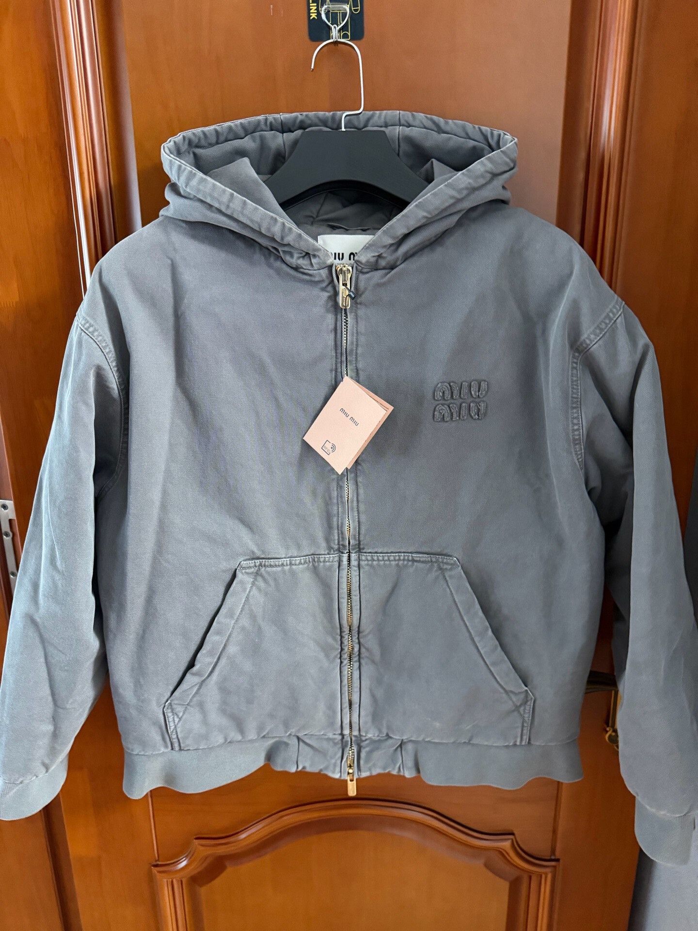 Miu Miu Miu Miu Retro Cotton Gray Down Jacket M Women Size M / US 6-8 / IT 42-44 - 1 Thumbnail