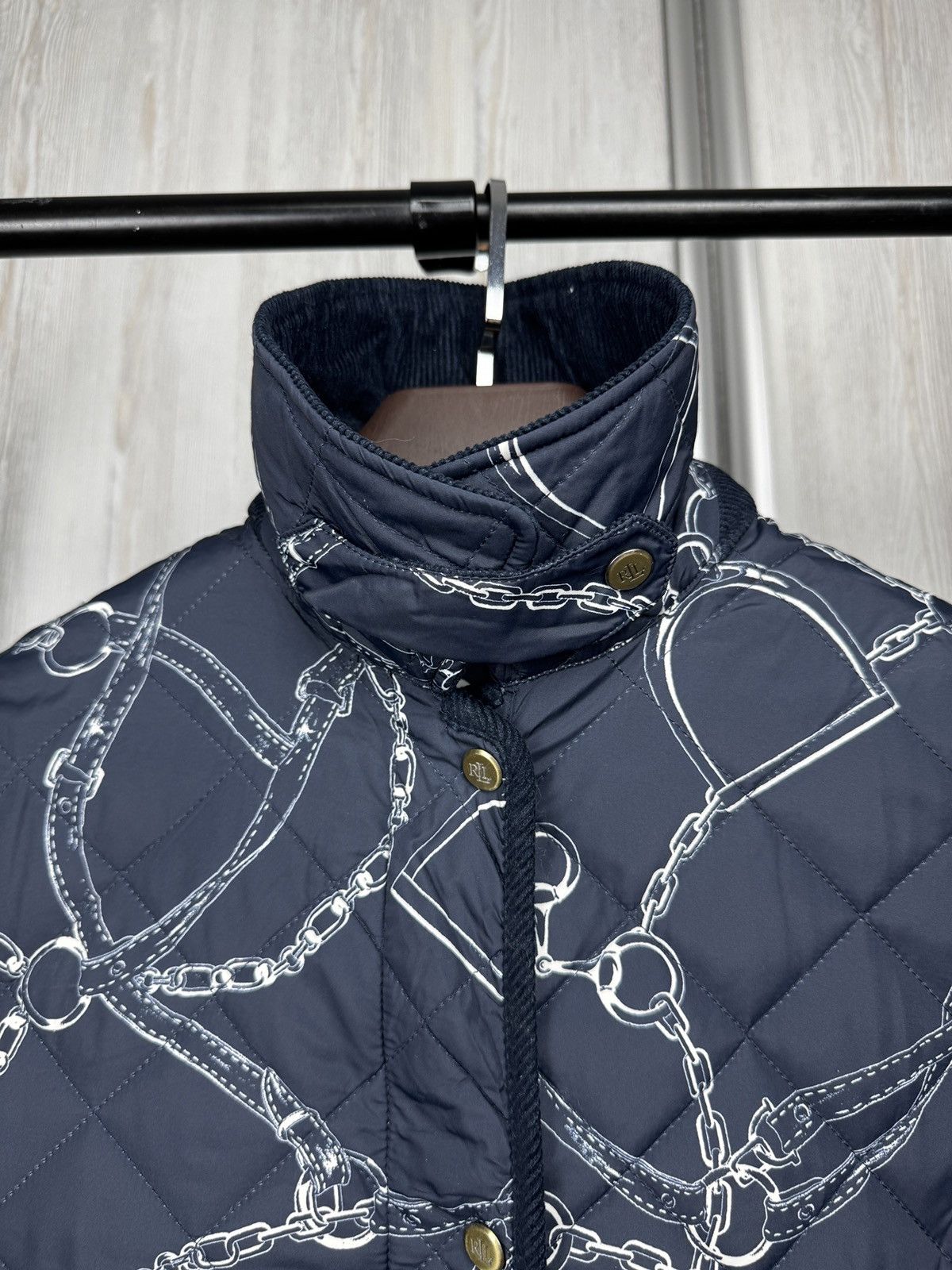 Lauren Ralph Lauren LAUREN RALPH LAUREN Black label Belting Print Quilted Jacket Size S / US 4 / IT 40 - 4 Thumbnail