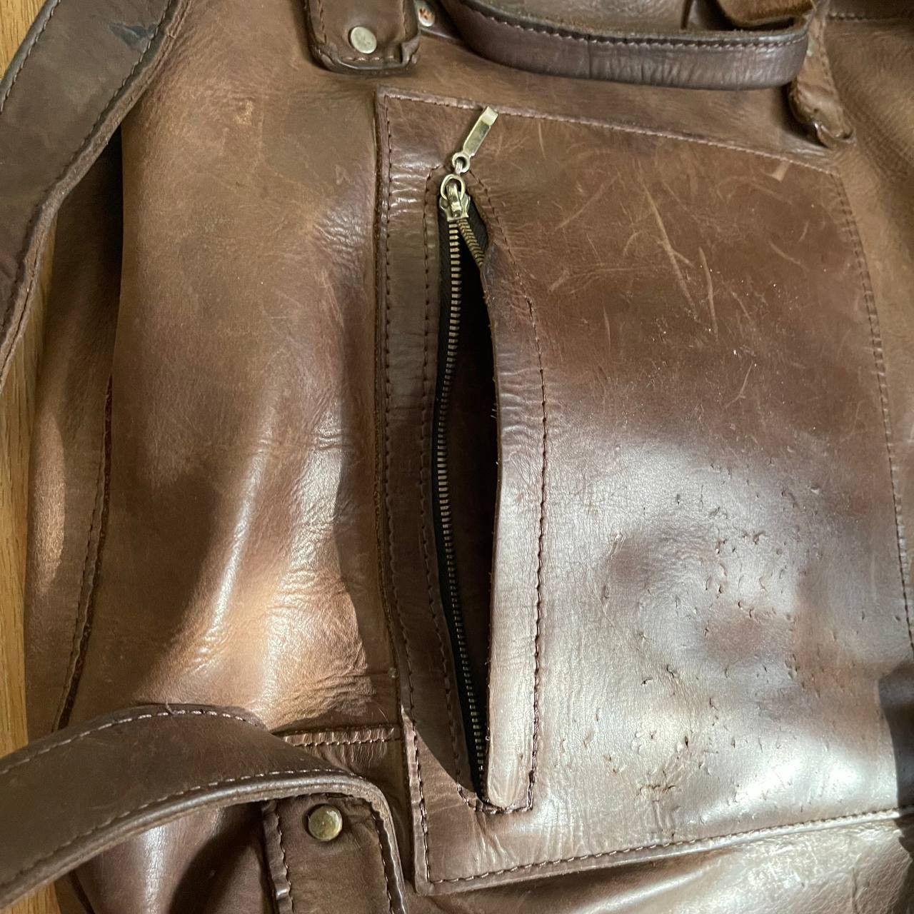 Japanese Brand Leather Backpack Size ONE SIZE - 16 Thumbnail