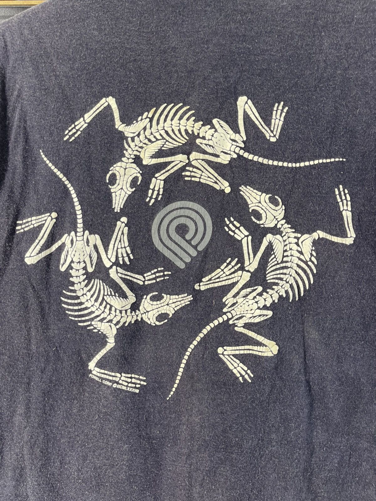 Powell Peralta Thrashed 1988 Vintage Powell Peralta Rat Bones T-Shirt Size US S / EU 44-46 / 1 - 12 Thumbnail