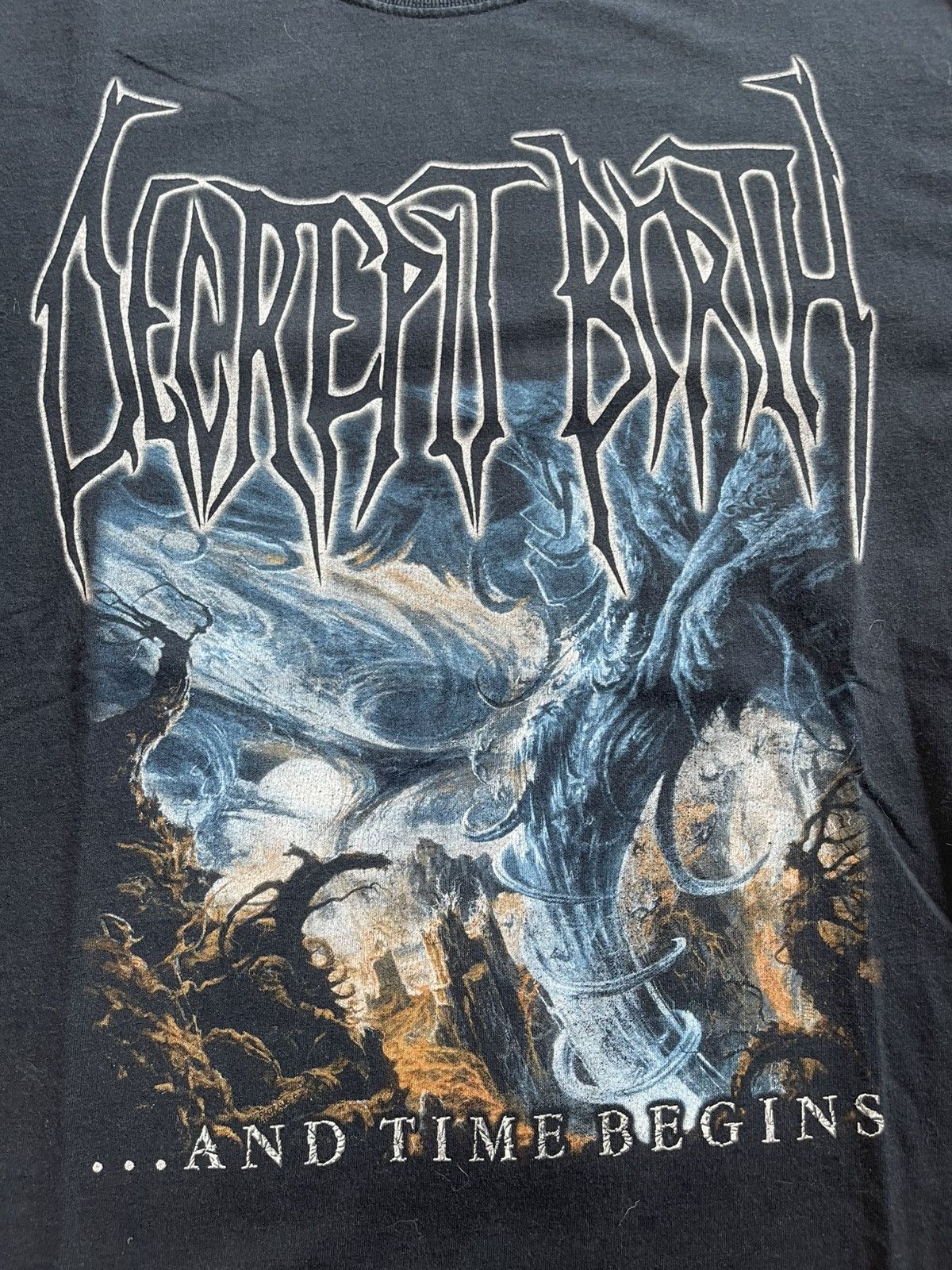 Band Tees Decrepit Birth "...And Time Begins" Technical DeathMetal Tee Size US M / EU 48-50 / 2 - 3 Thumbnail